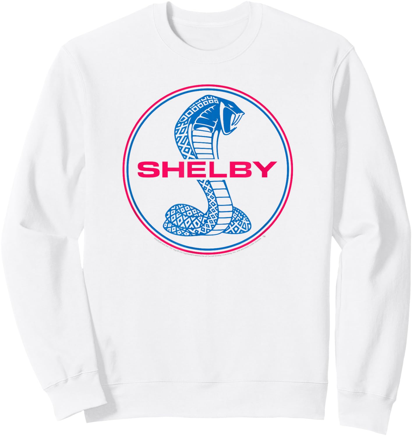 Carroll Shelby Circle Logo Light Sweatshirt - Sweatshirt | White