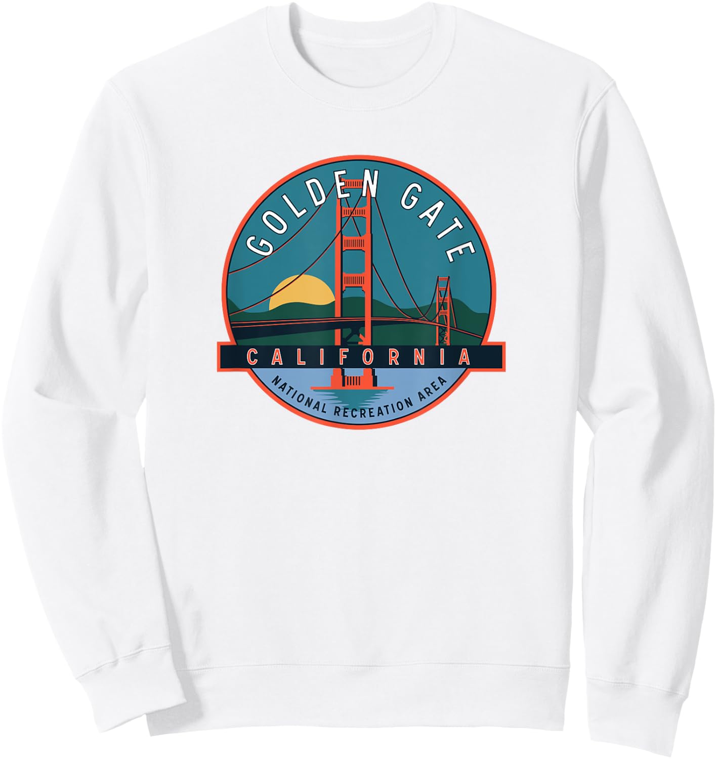 Golden Gate National Recreation Area Bridge Sweatshirt - Sweatshirt | White