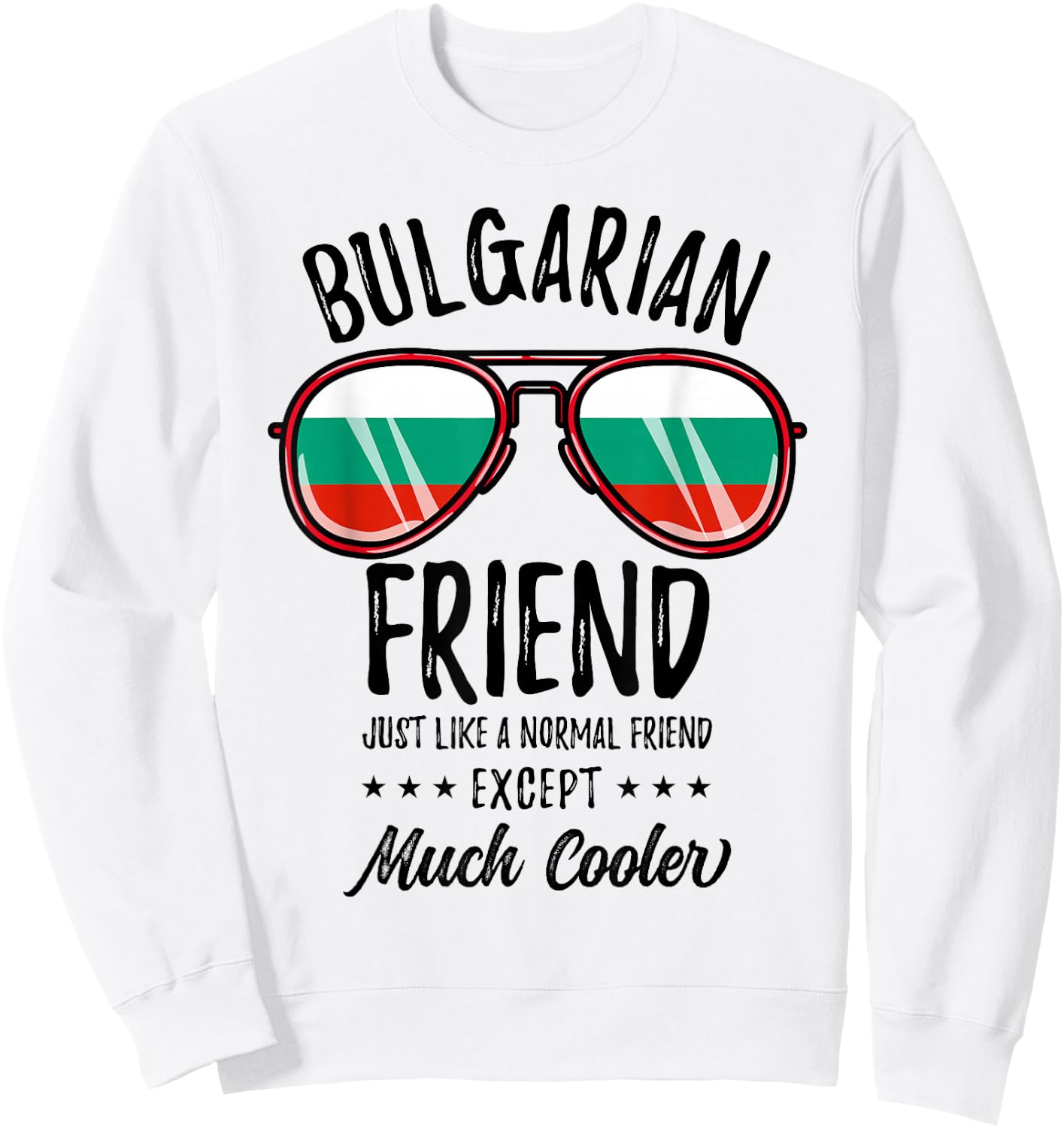 Matching Bulgarian Friend Sweatshirt - Sweatshirt | White