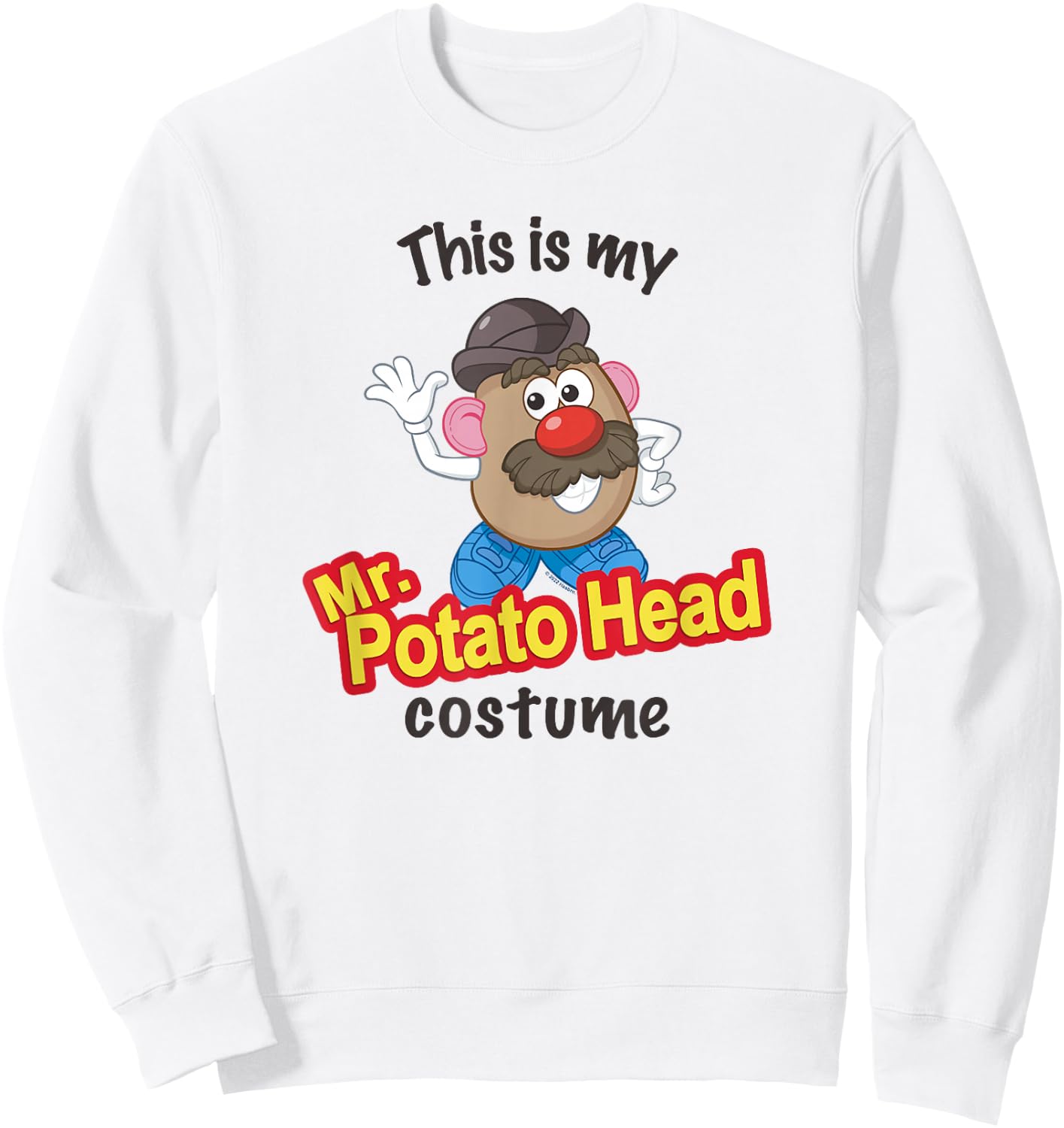 Mr. Potato Head Halloween This Is My Mr. Potato Head Costume Sweatshirt - Sweatshirt | White