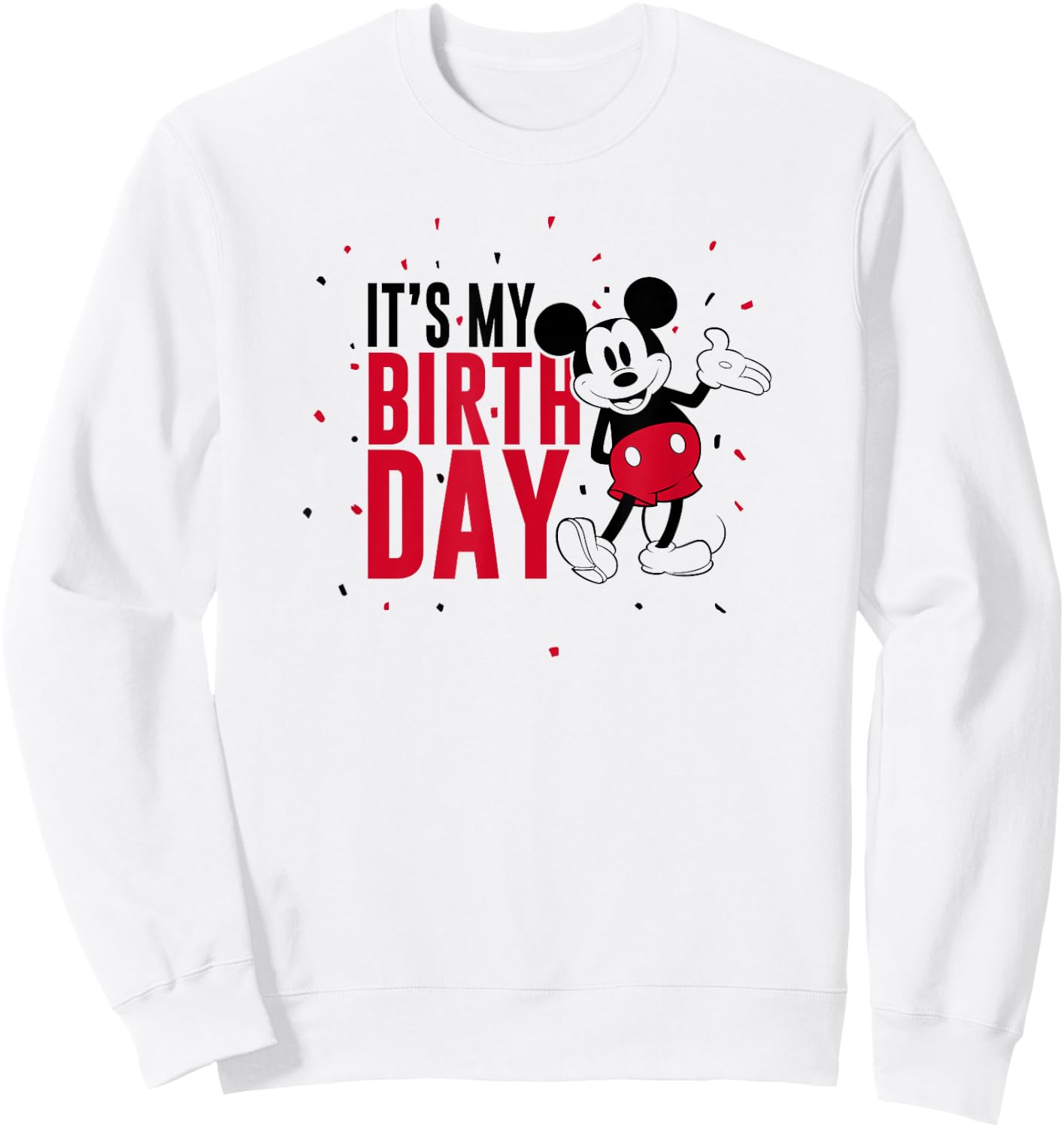 Disney Mickey Mouse It's My Birthday Sweatshirt - Sweatshirt | White