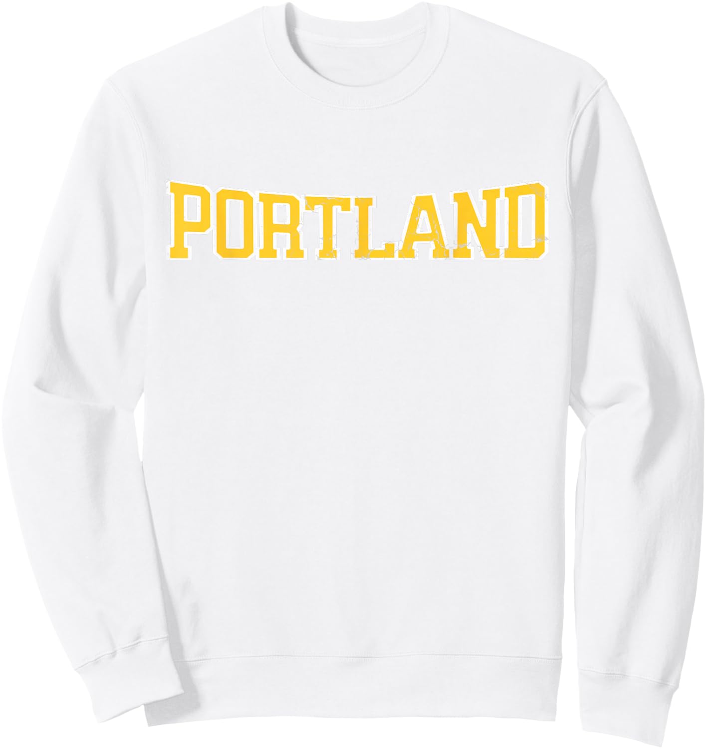 Portland soccer Distressed Sweatshirt - Sweatshirt | White