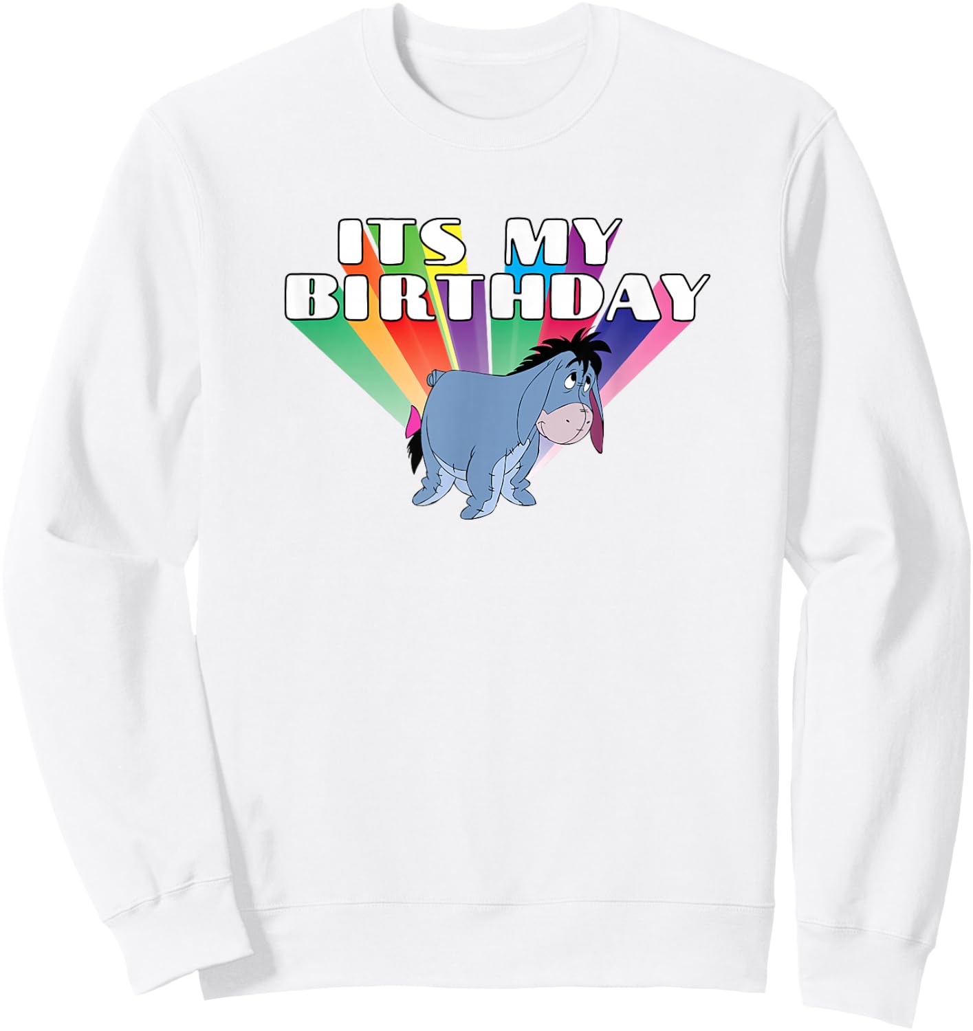 Eeyore - It's My Birthday Sweatshirt - Sweatshirt | White