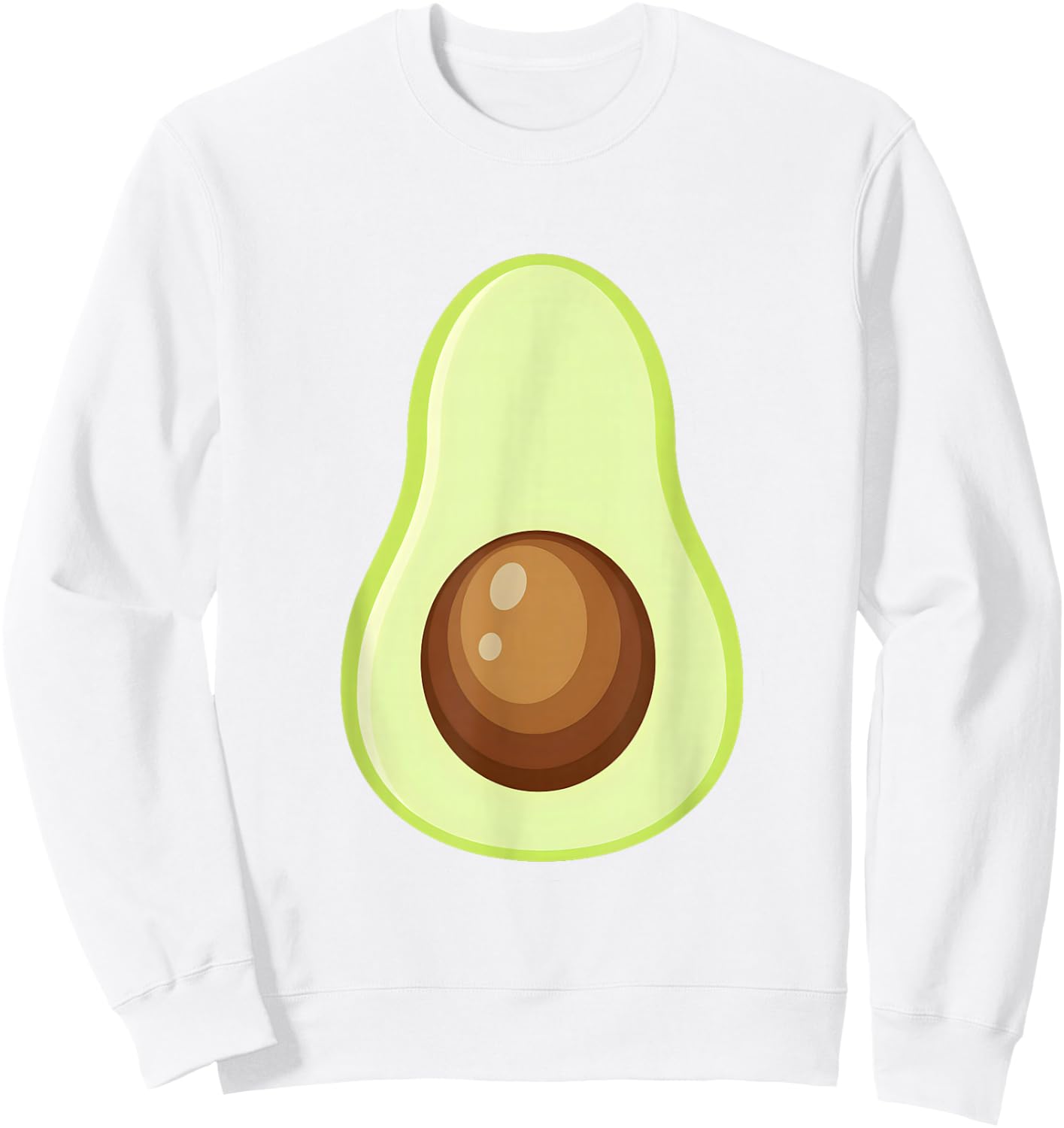 Avocado Shirt for Girls, Avocado for Kids, Avocado for Youth Sweatshirt - Sweatshirt | White