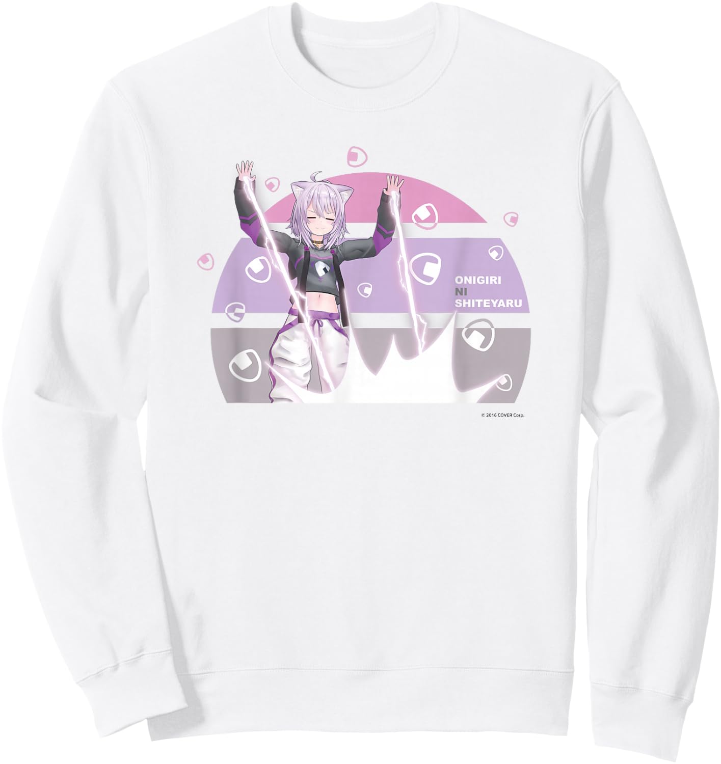 【Nekomata Okayu】 Holo no Graffiti Greatest Moments Sweatshirt - Sweatshirt | White
