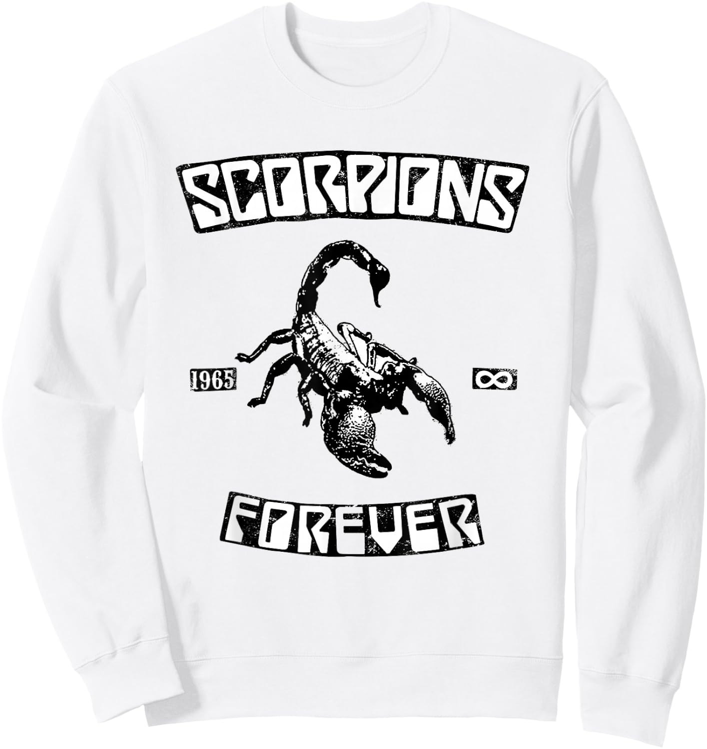 Official Scorpions Forever Since 1965 Sweatshirt - Sweatshirt | White