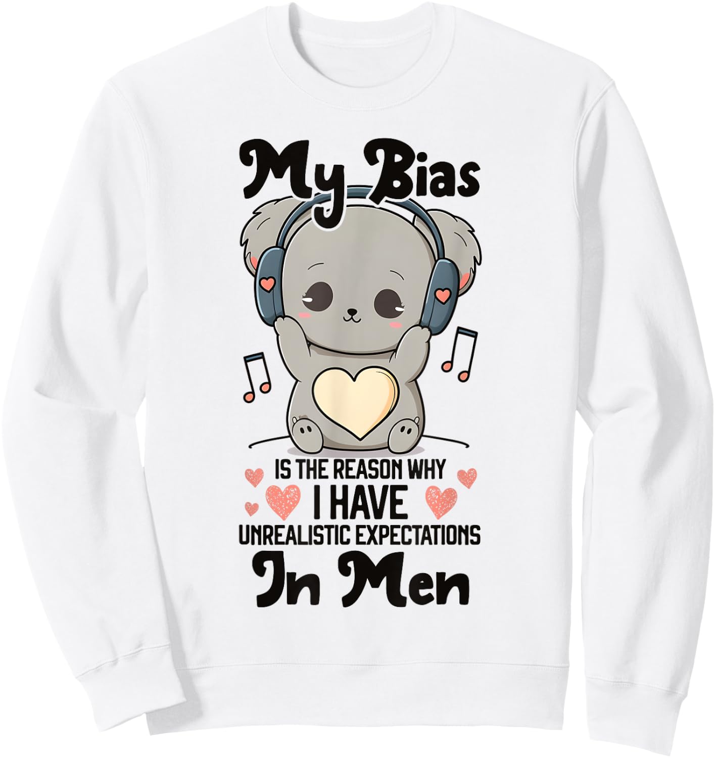 Kpop Koala Korean Drama Items Pop Merch K-pop Merchandise Sweatshirt - Sweatshirt | White