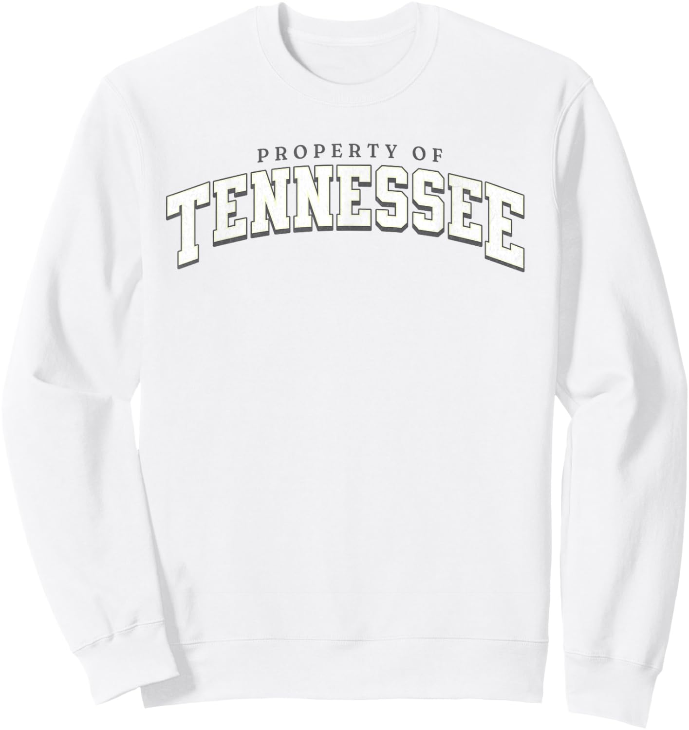 Retro Tennessee TN Orange Vintage Design Classic Distressed Sweatshirt - Sweatshirt | White