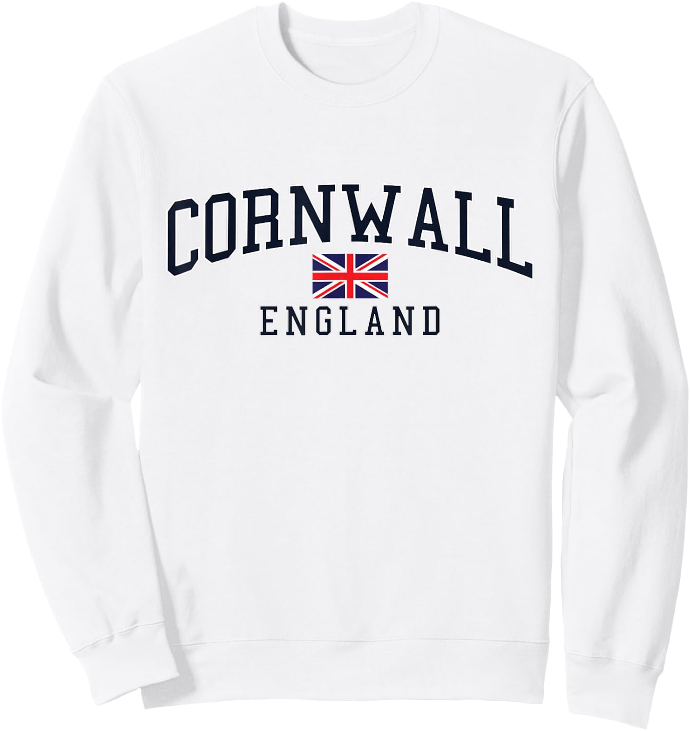 Cornwall England Sweatshirt - Sweatshirt | White