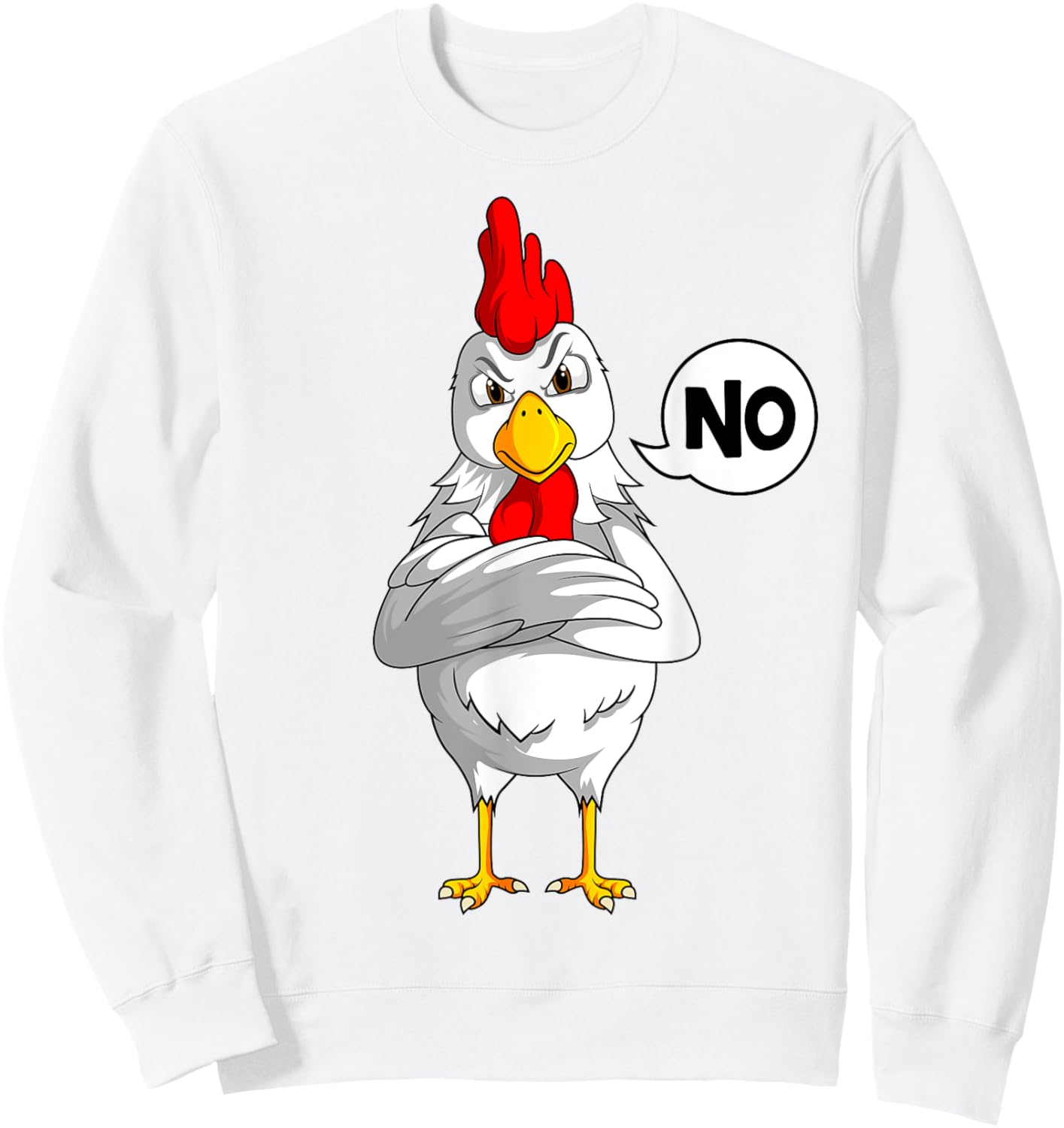 Chicken Farmer Kids Boys Girls Women Sweatshirt - Sweatshirt | White
