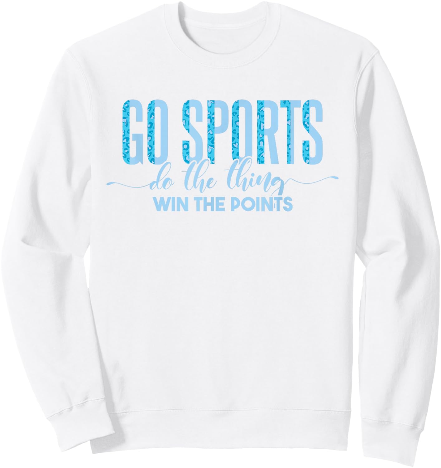Non-Sports Fan Go Sports Yay Sports Sweatshirt - Sweatshirt | White