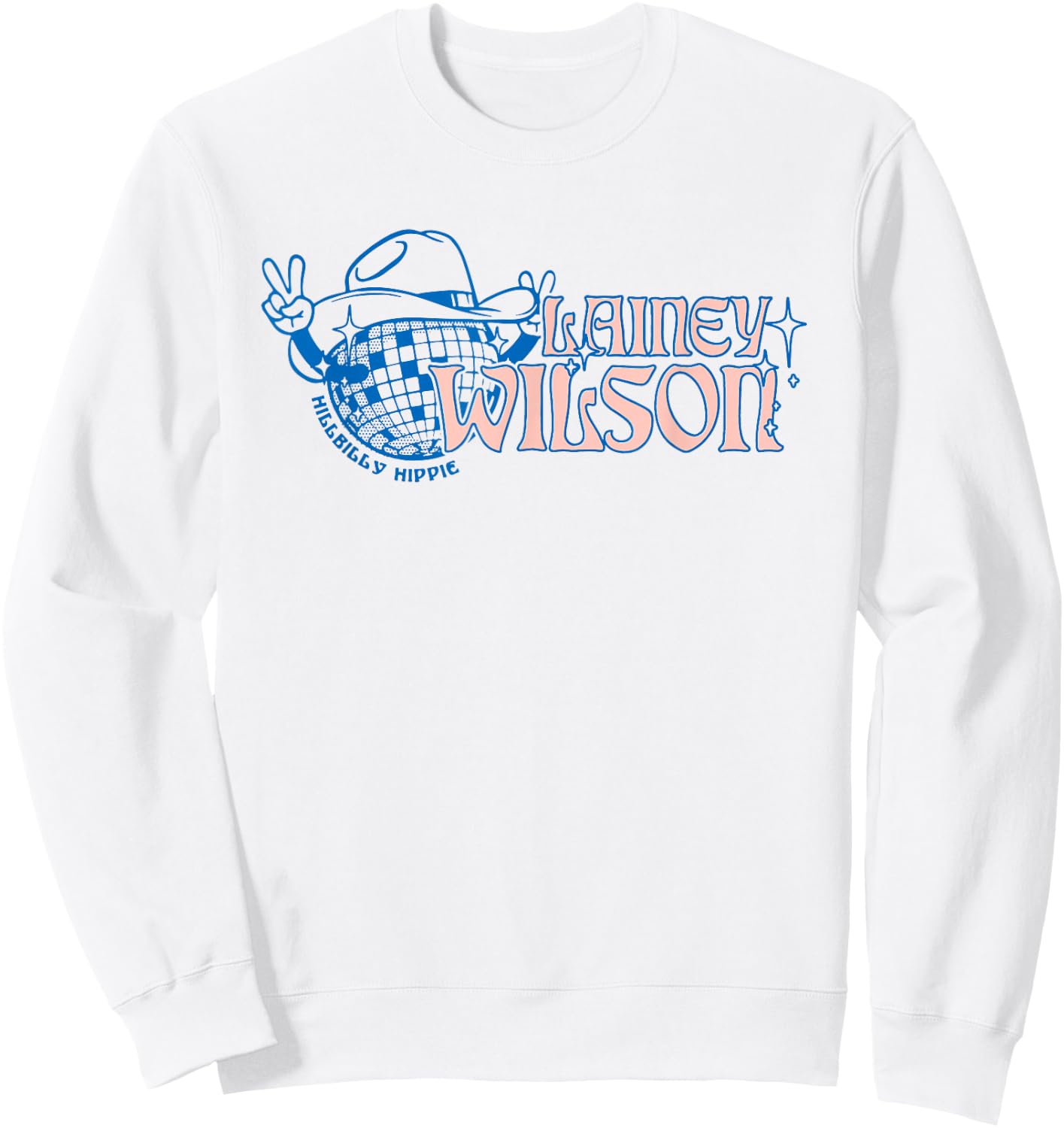 Lainey Wilson - Hillbilly Hippie Sweatshirt - Sweatshirt | White
