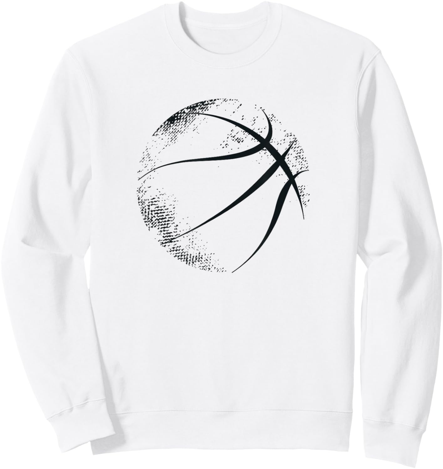 Basketball Graphic Basketball Sweatshirt - Sweatshirt | White