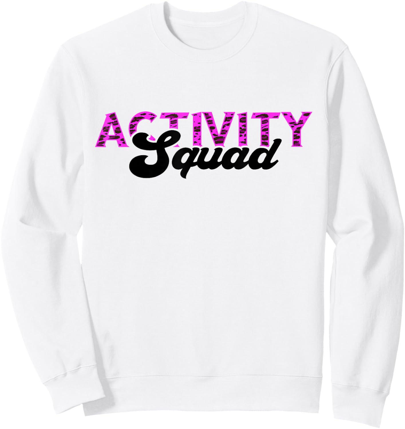 Activity Assistant Squad Leopard Professionals Week Director Sweatshirt - Sweatshirt | White