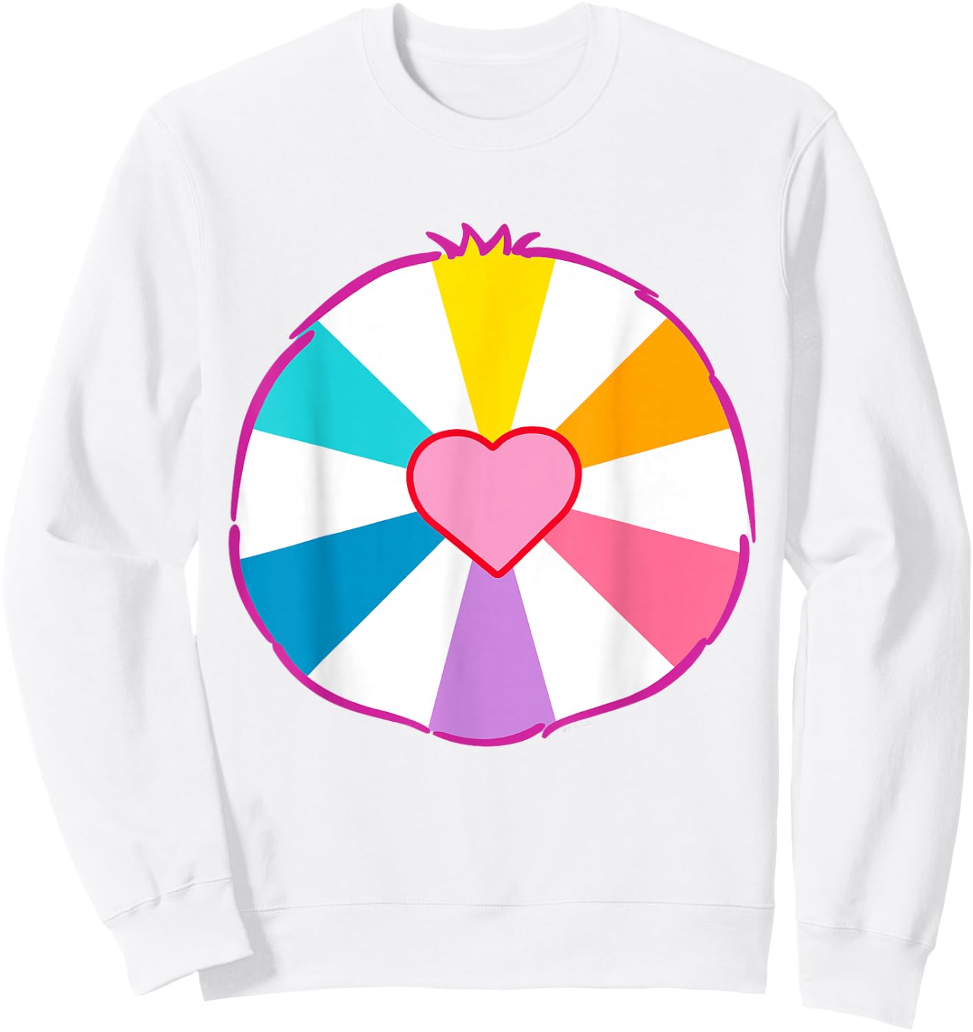 Care Bears Hopeful Heart Belly Halloween Costume Sweatshirt - Sweatshirt | White