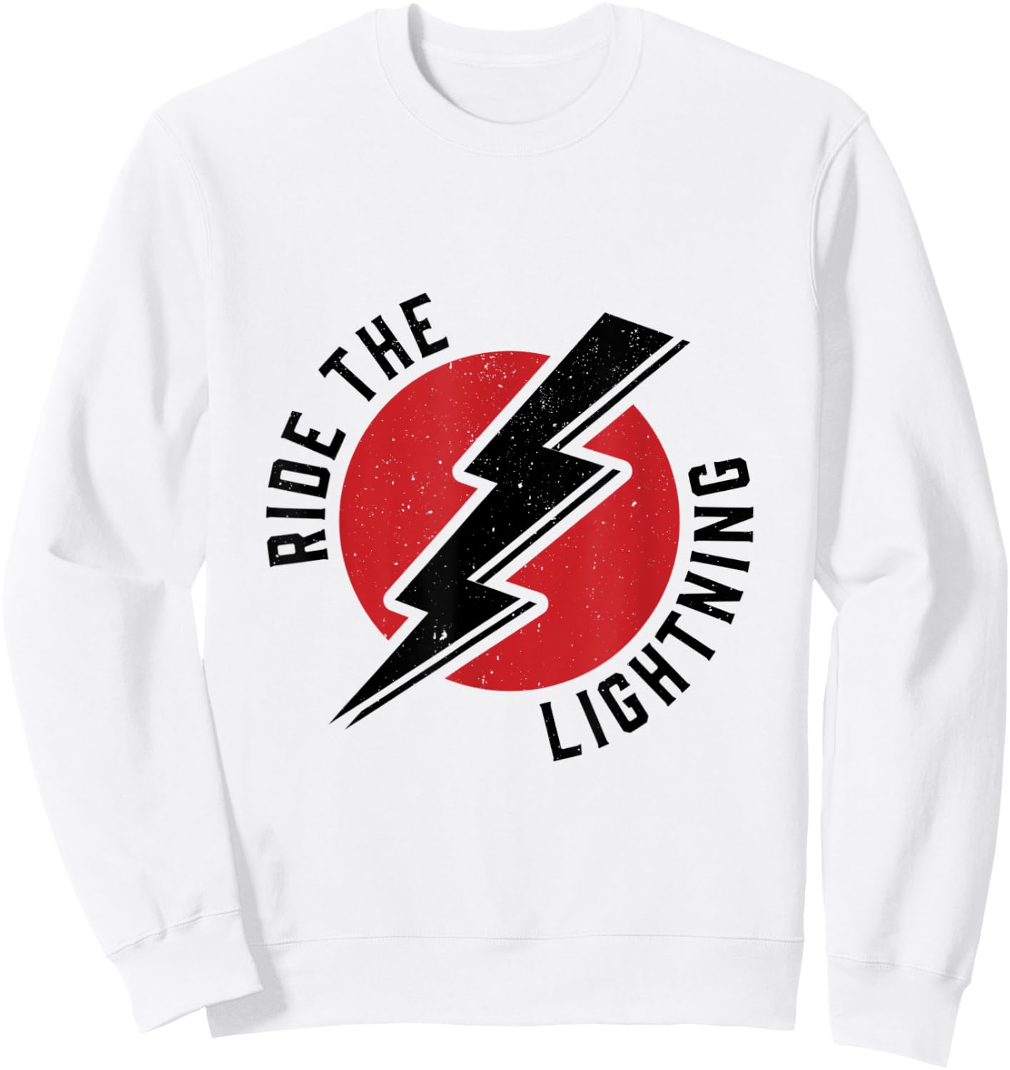 Electric Vehicle Electric Car Ride The Lightning Sweatshirt - Sweatshirt | White