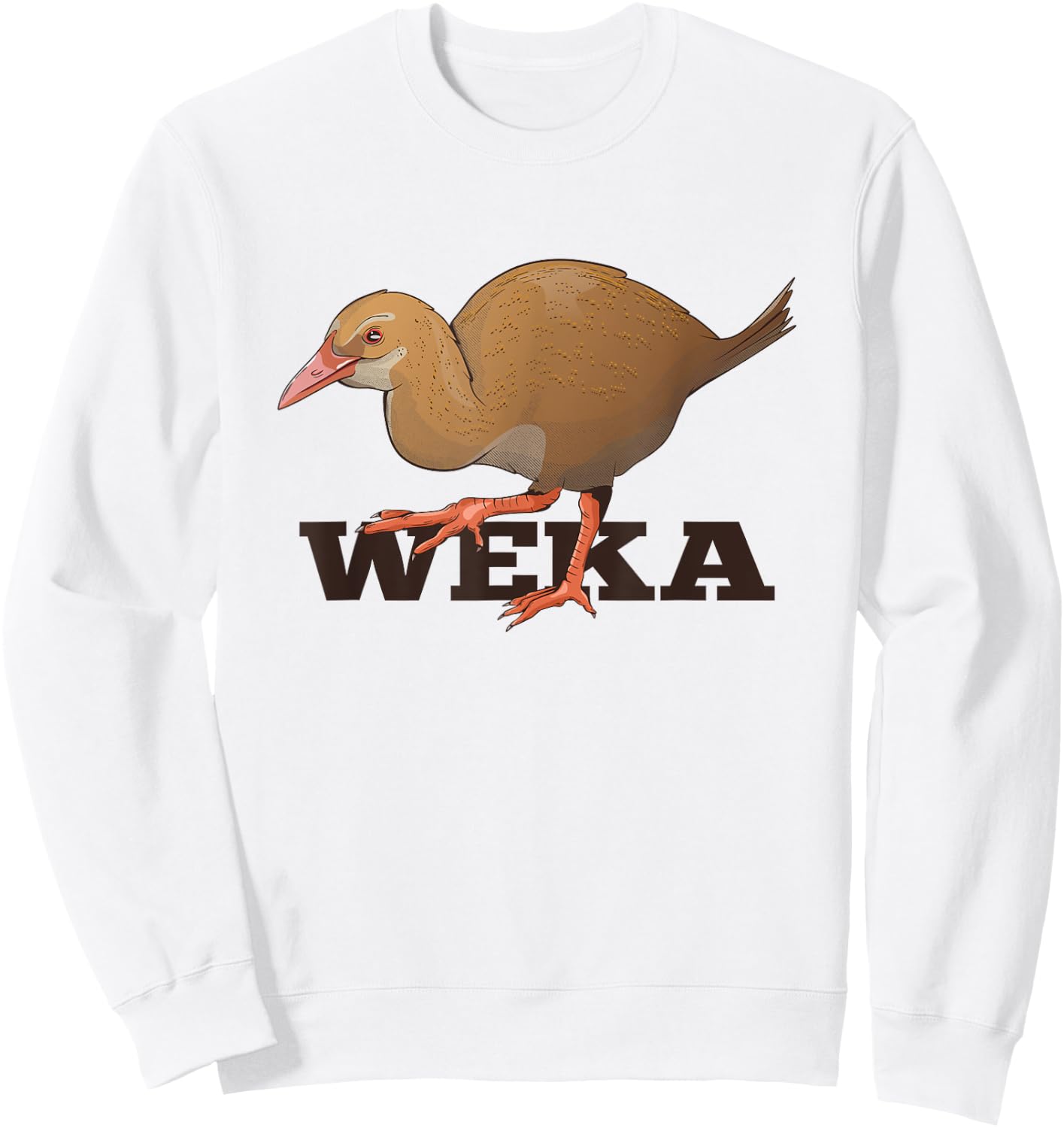 Weka New Zealand Bird Sweatshirt - Sweatshirt | White