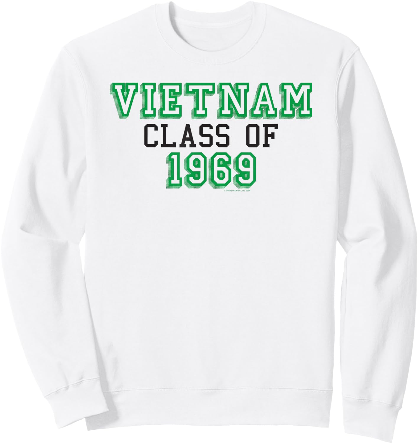 Vietnam Class of 1969 Sweatshirt - Sweatshirt | White