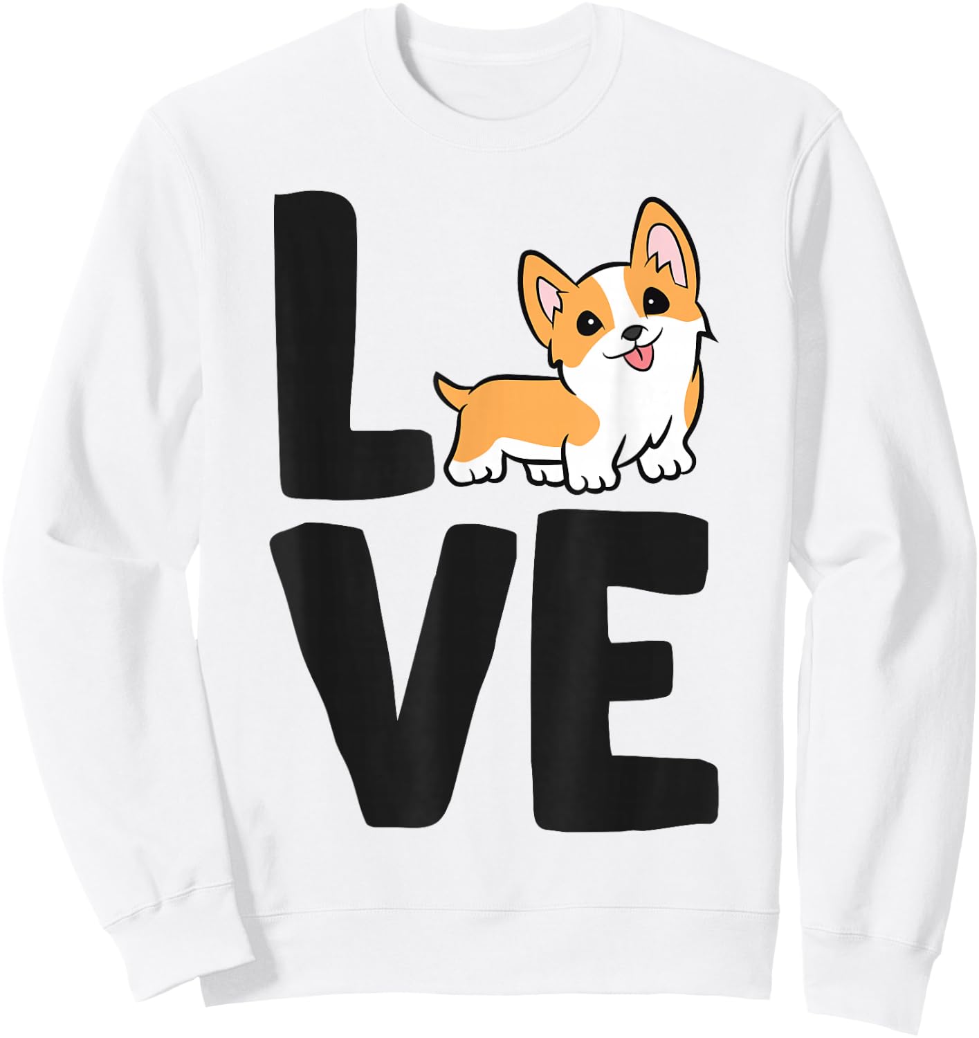 corgi dog lover Pet Corgi Dog I Love Corgis Sweatshirt - Sweatshirt | White
