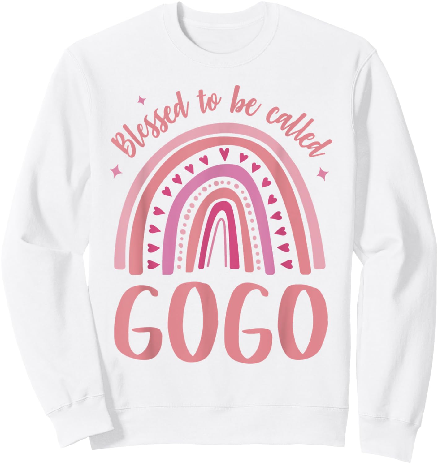 Gogo Grandma Blessed to be called Gogo Sweatshirt - Sweatshirt | White