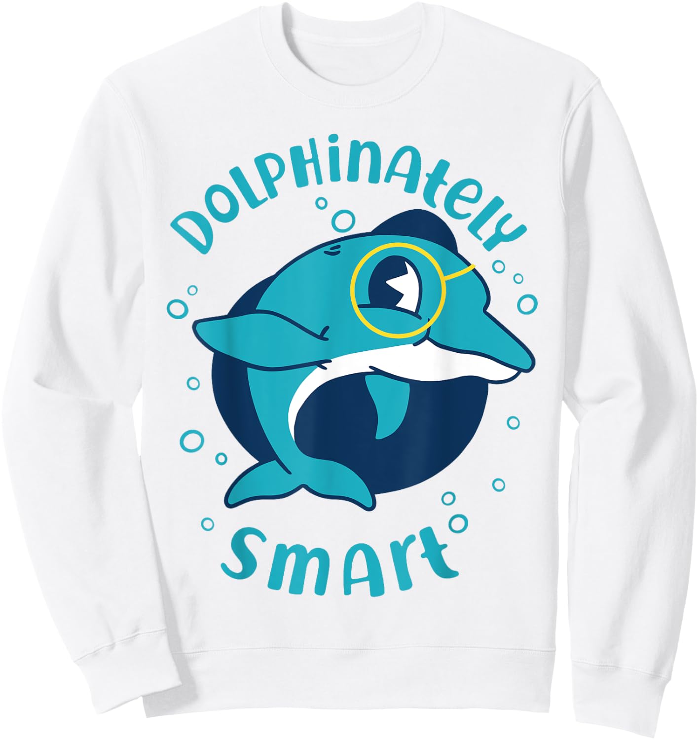Dolphin Dolphinateley Smart Sweatshirt - Sweatshirt | White