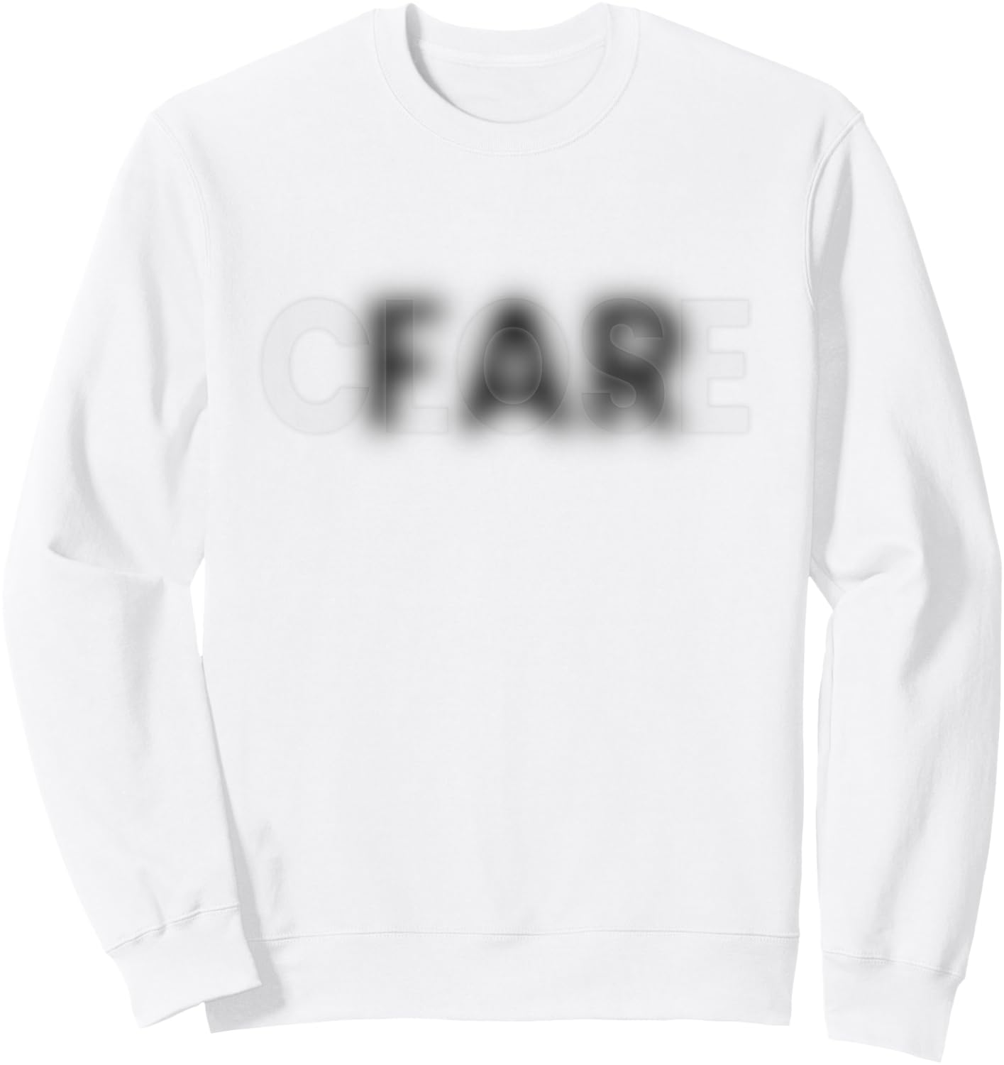 Close Far Illusion Sweatshirt - Sweatshirt | White