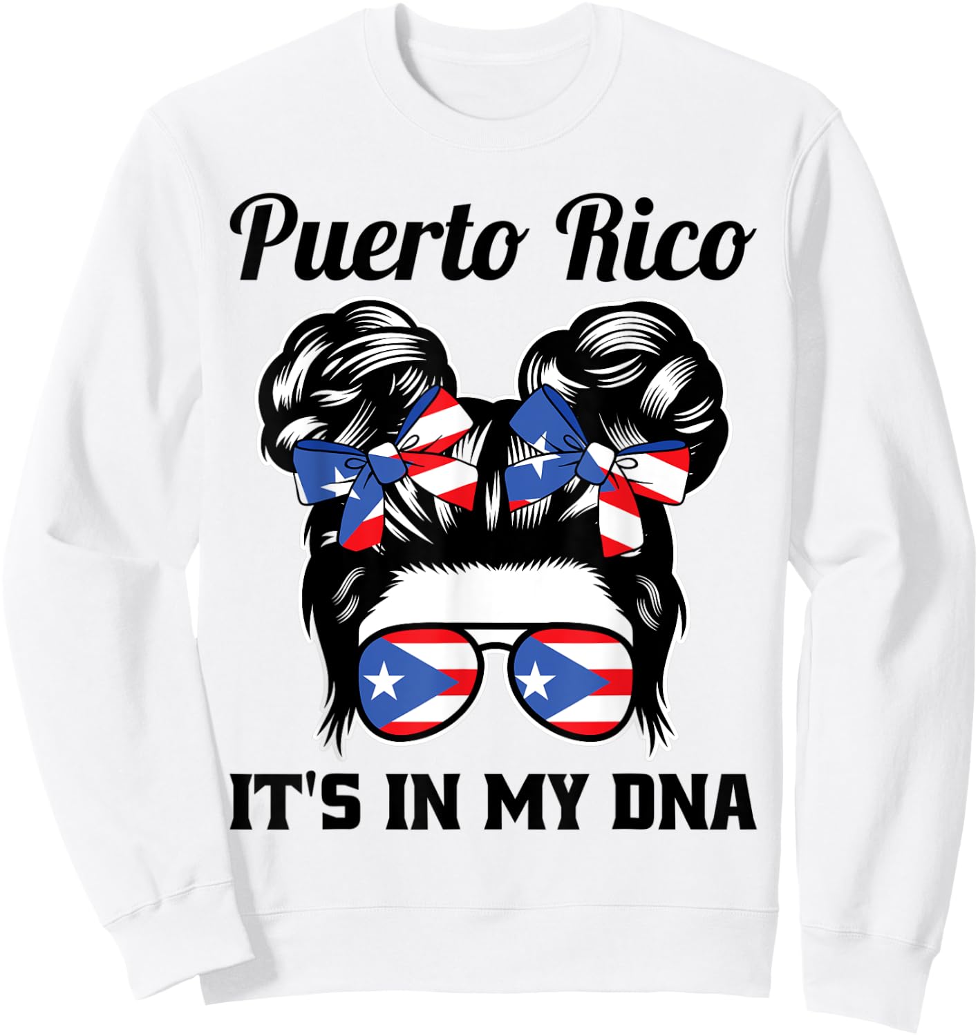 Puerto rico it's in my DNA Puerto rican roots Sweatshirt - Sweatshirt | White