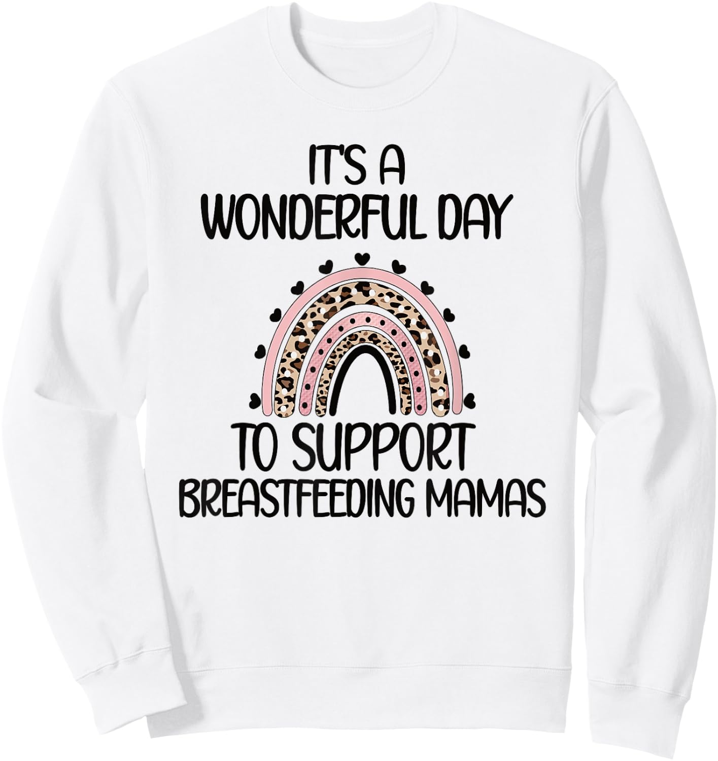 Support Breastfeeding Mamas Lactation Consultant Sweatshirt - Sweatshirt | White