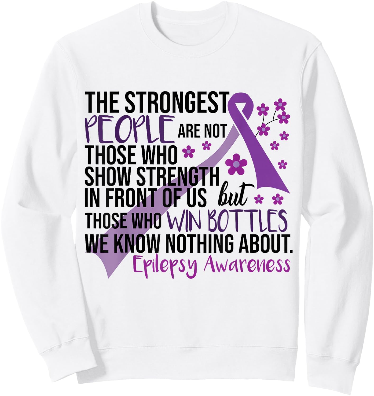 Epilepsy Sweatshirt - Sweatshirt | White