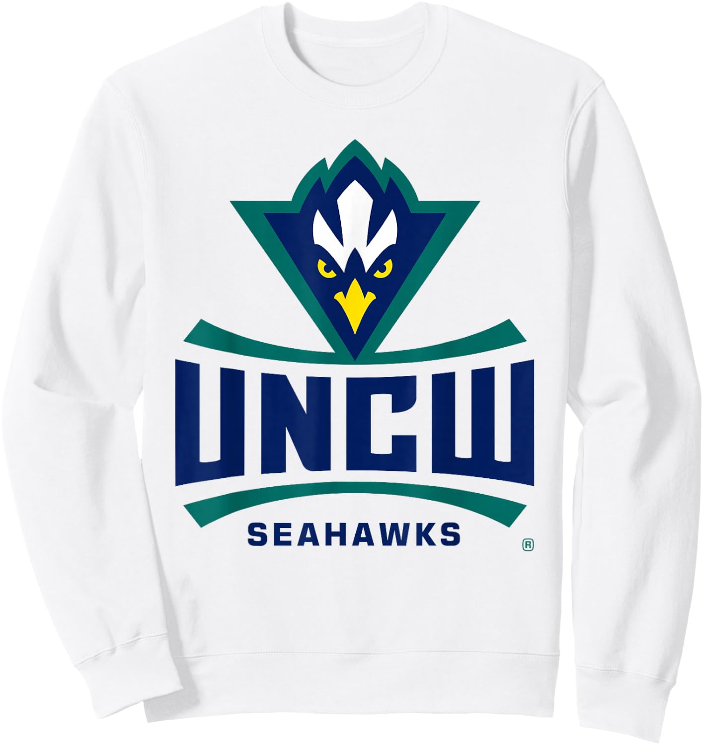 North Carolina Wilmington Seahawks | NCAA UNC | PPNCW010 Sweatshirt - Sweatshirt | White
