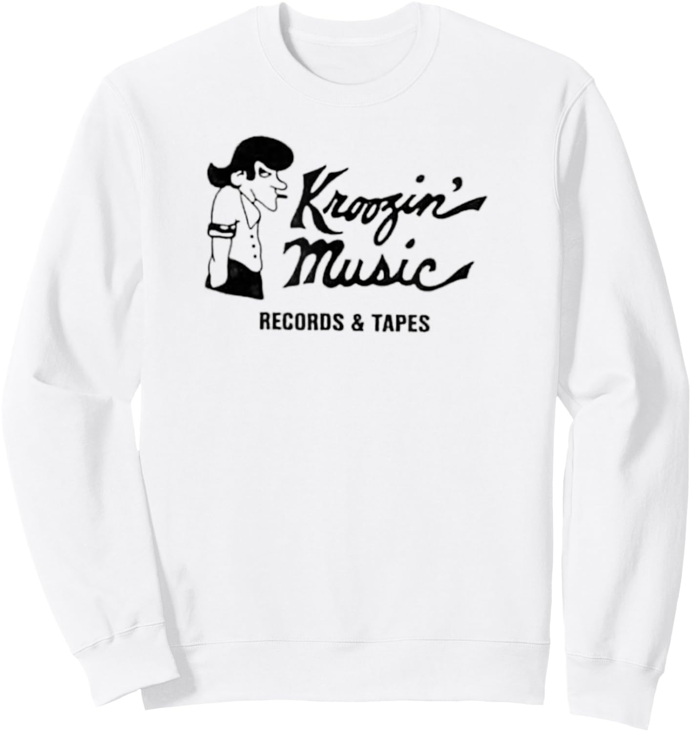 Kroozin Kroozin' Music South Side Chicago Sweatshirt - Sweatshirt | White