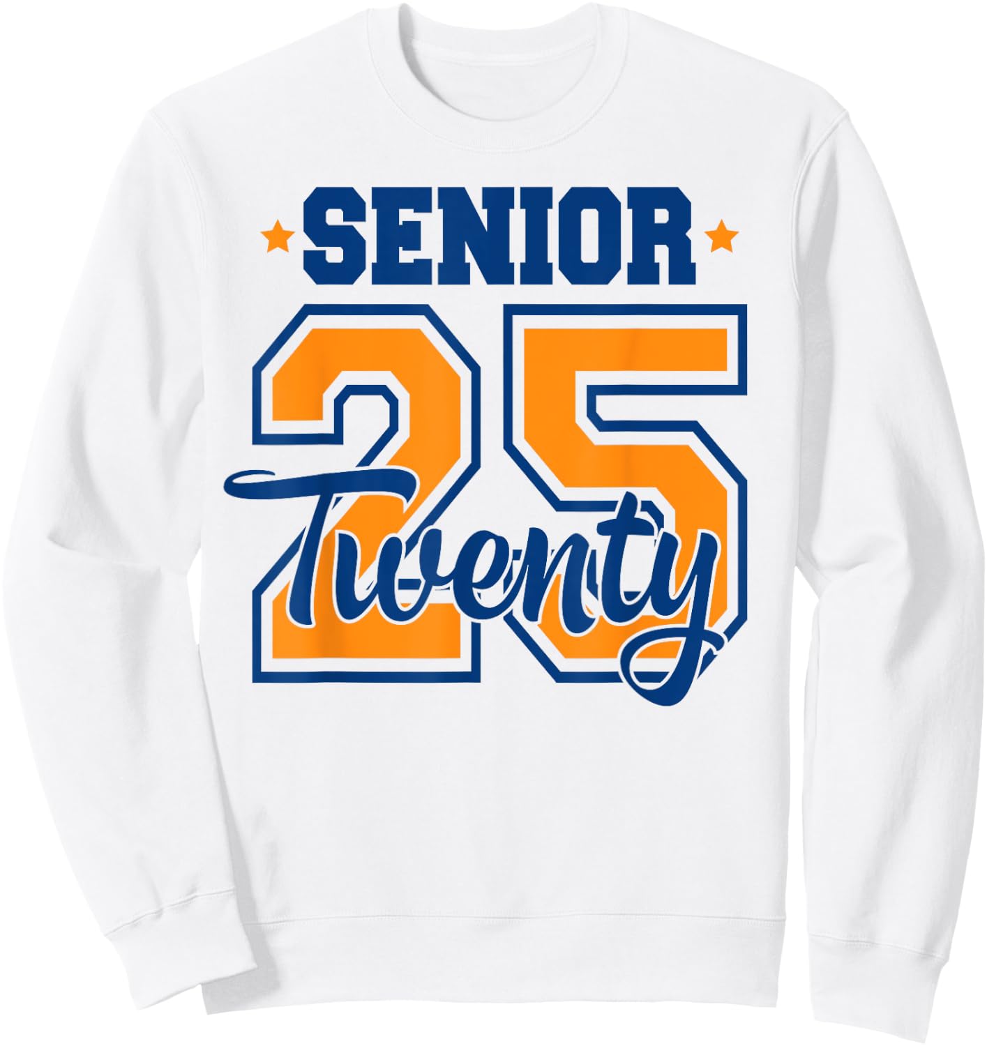 Class of 2025 Senior 2025 Graduation or First Day of School Sweatshirt - Sweatshirt | White