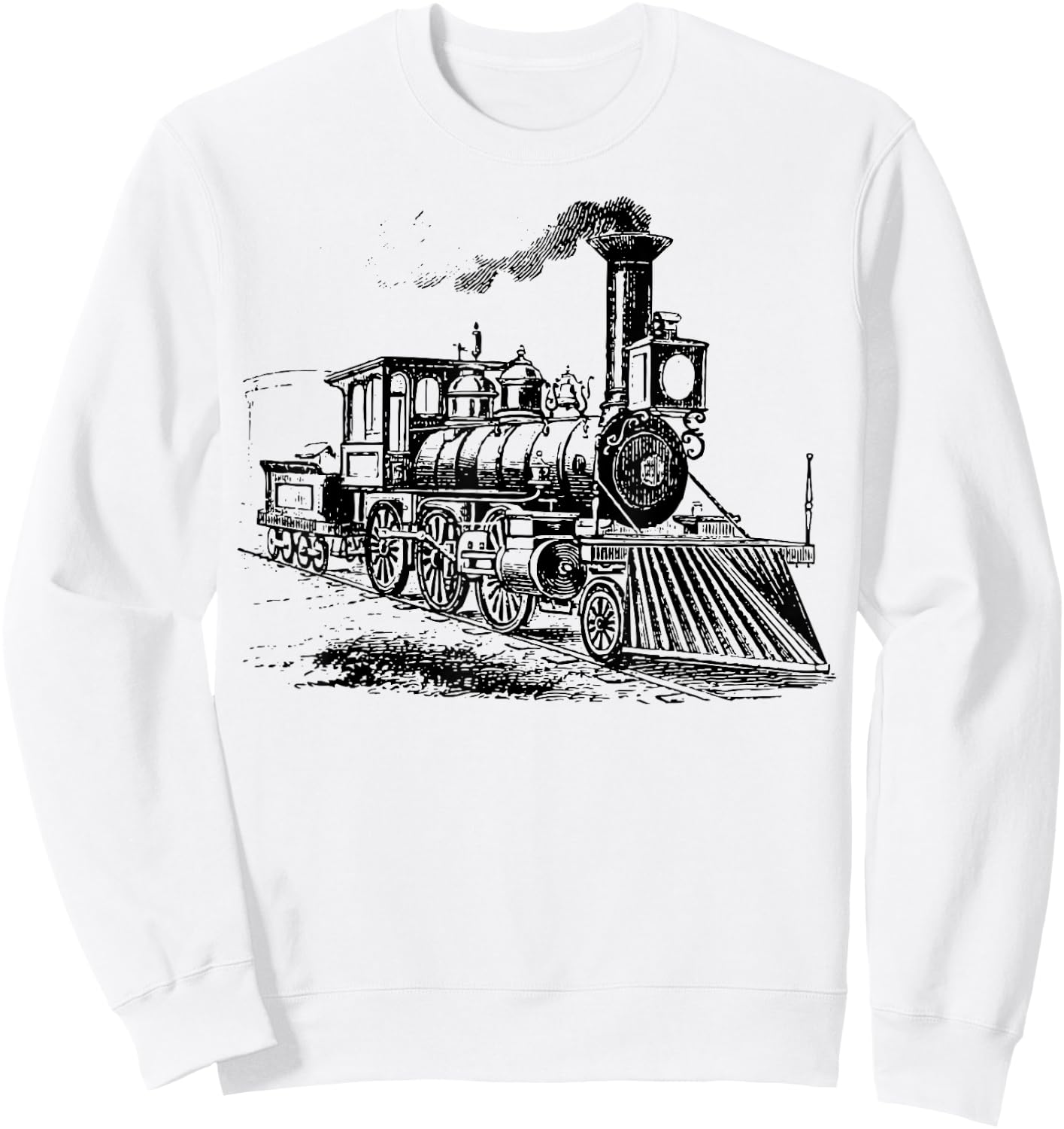 Sheldon Retro Vintage Train Steam Locomotive History Teacher Women Girls Kids Sweatshirt - Sweatshirt | White