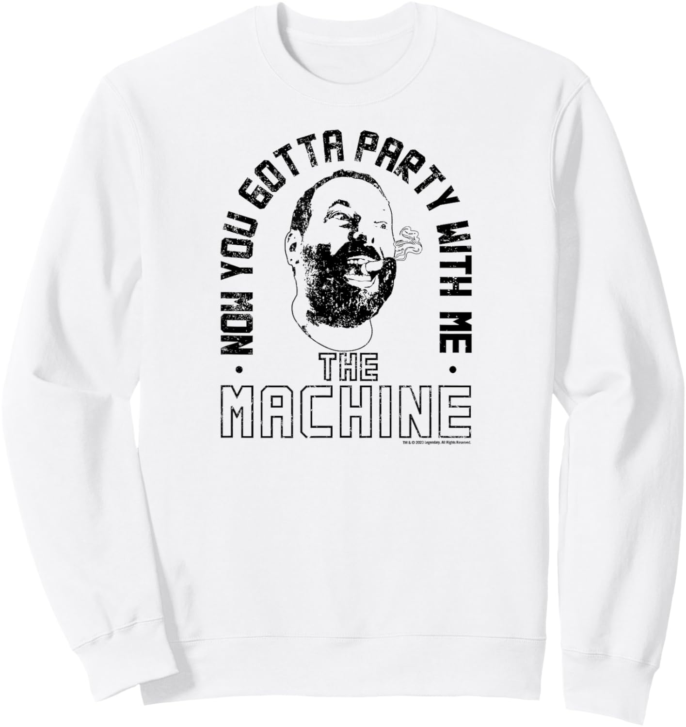 The Machine Now You Gotta Party With Me Sweatshirt - Sweatshirt | White