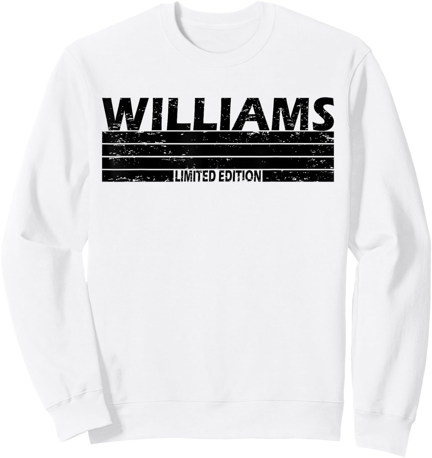 Williams Surname Limited Edition Retro Vintage Style Sunset Sweatshirt - Sweatshirt | White