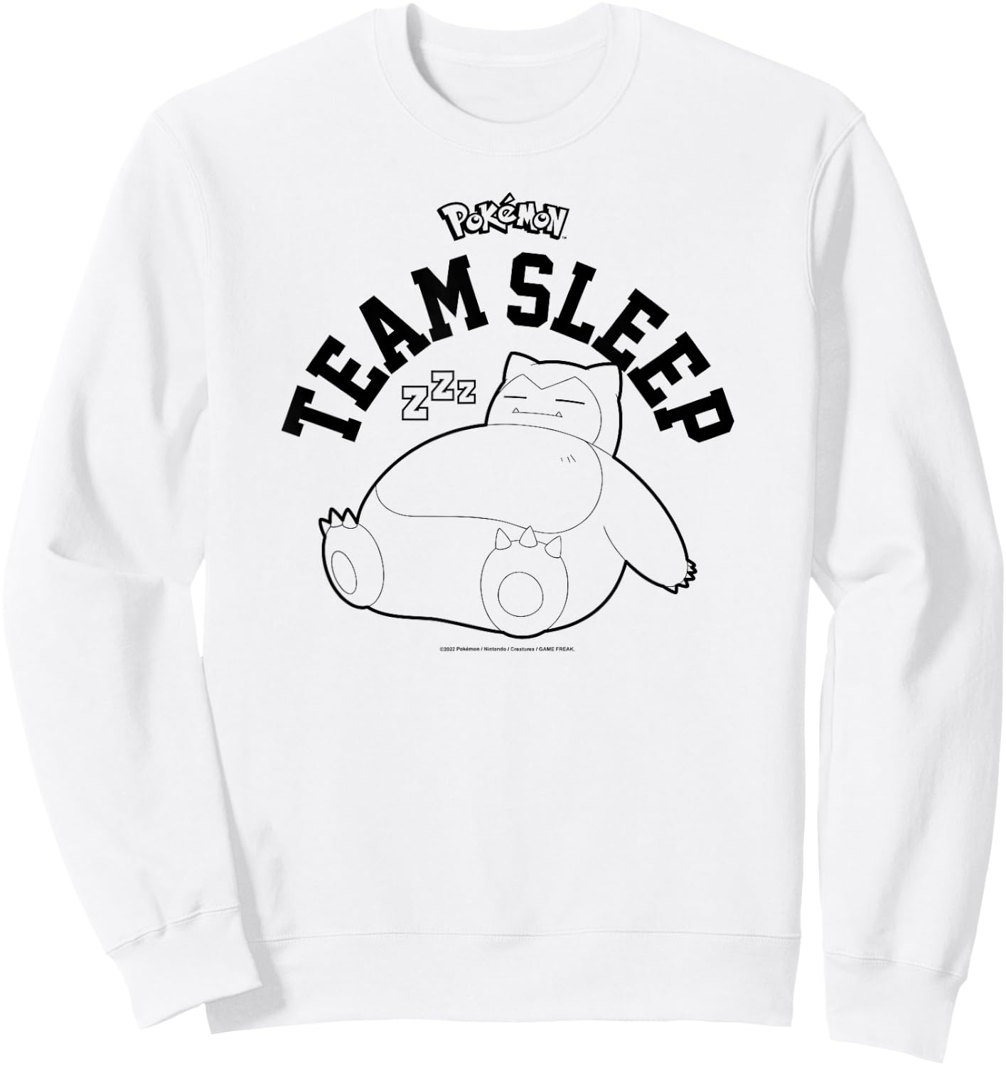 Pokémon - Snorlax Team Sleep Sweatshirt - Sweatshirt | White