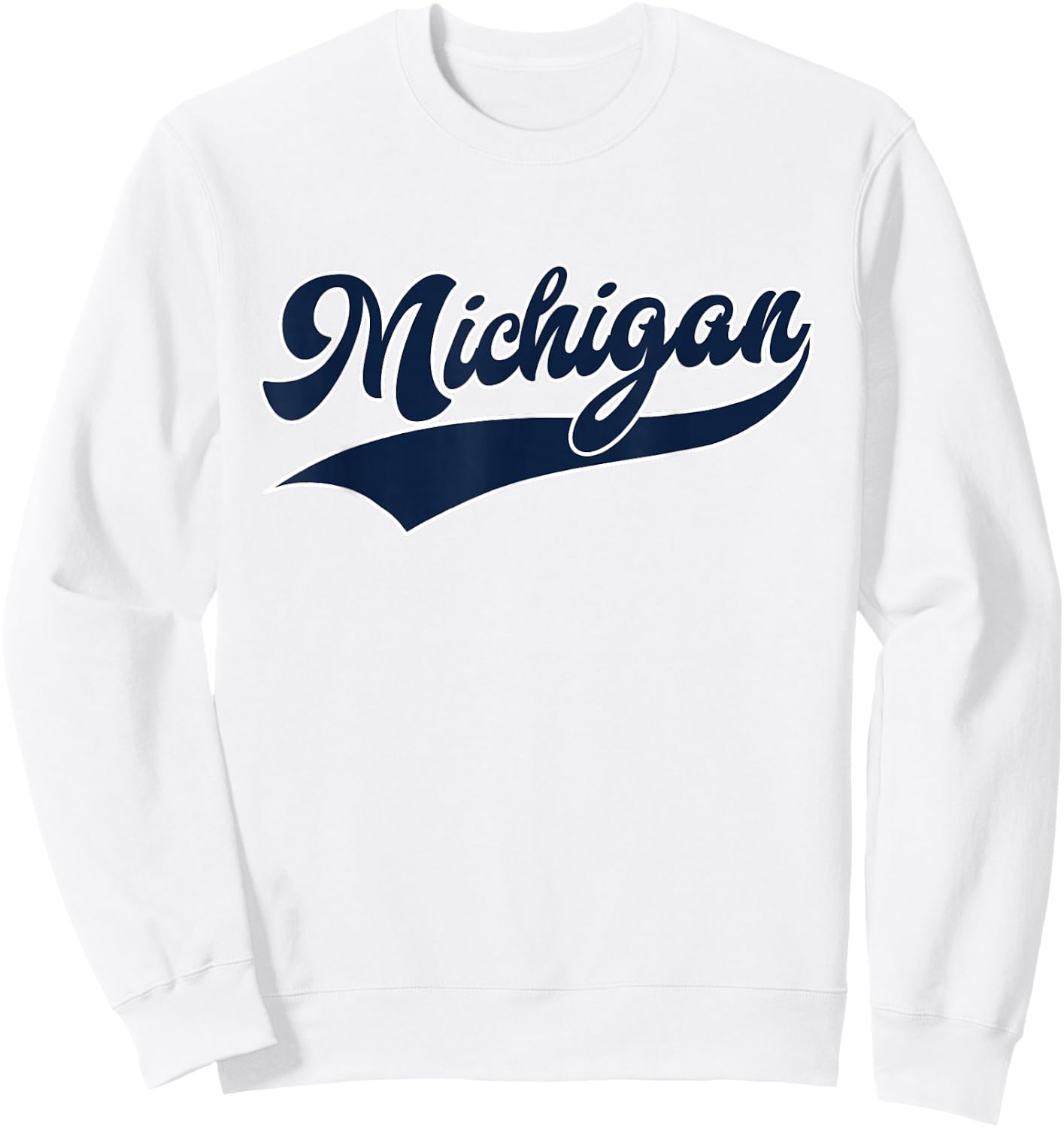 Graphic Apparel Co. - Michigan Retro Classic - Kids - White - Short Sleeve - Small Sweatshirt - Sweatshirt | White
