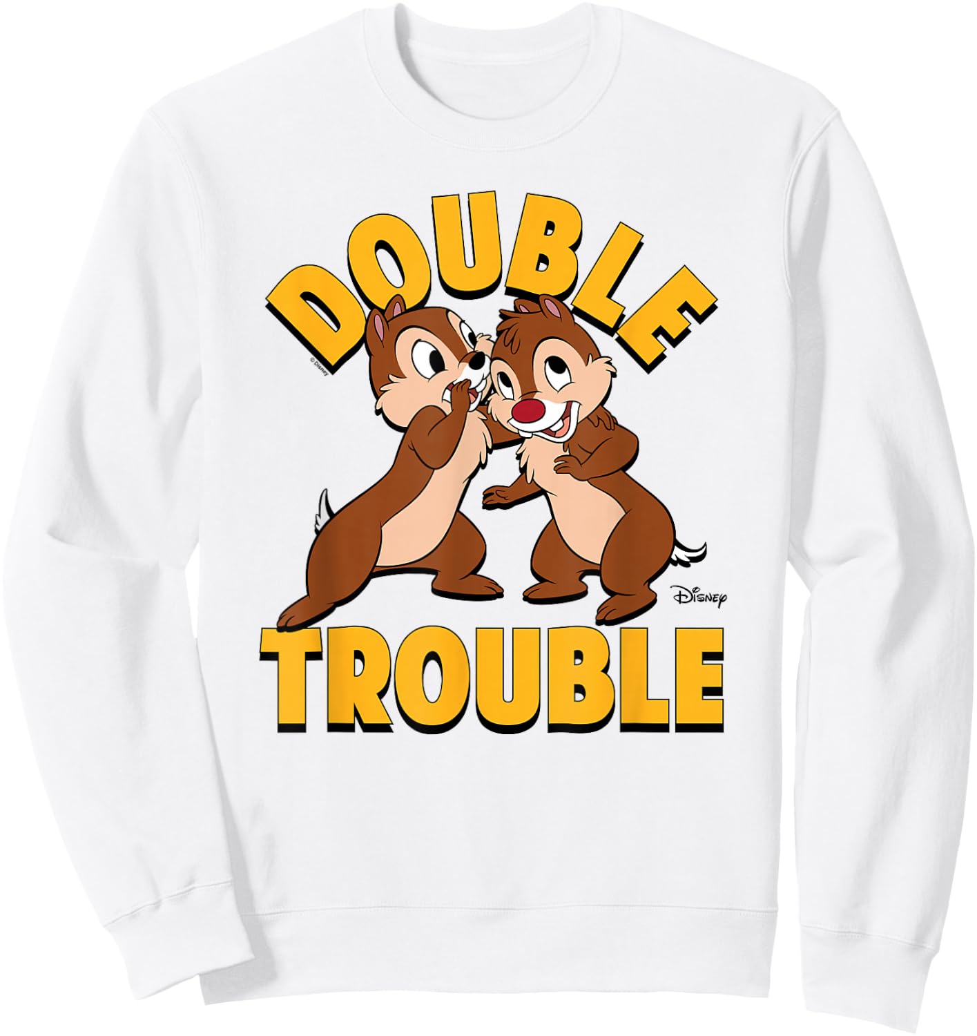 Chip 'N Dale Rescue Rangers - Double Trouble Sweatshirt - Sweatshirt | White