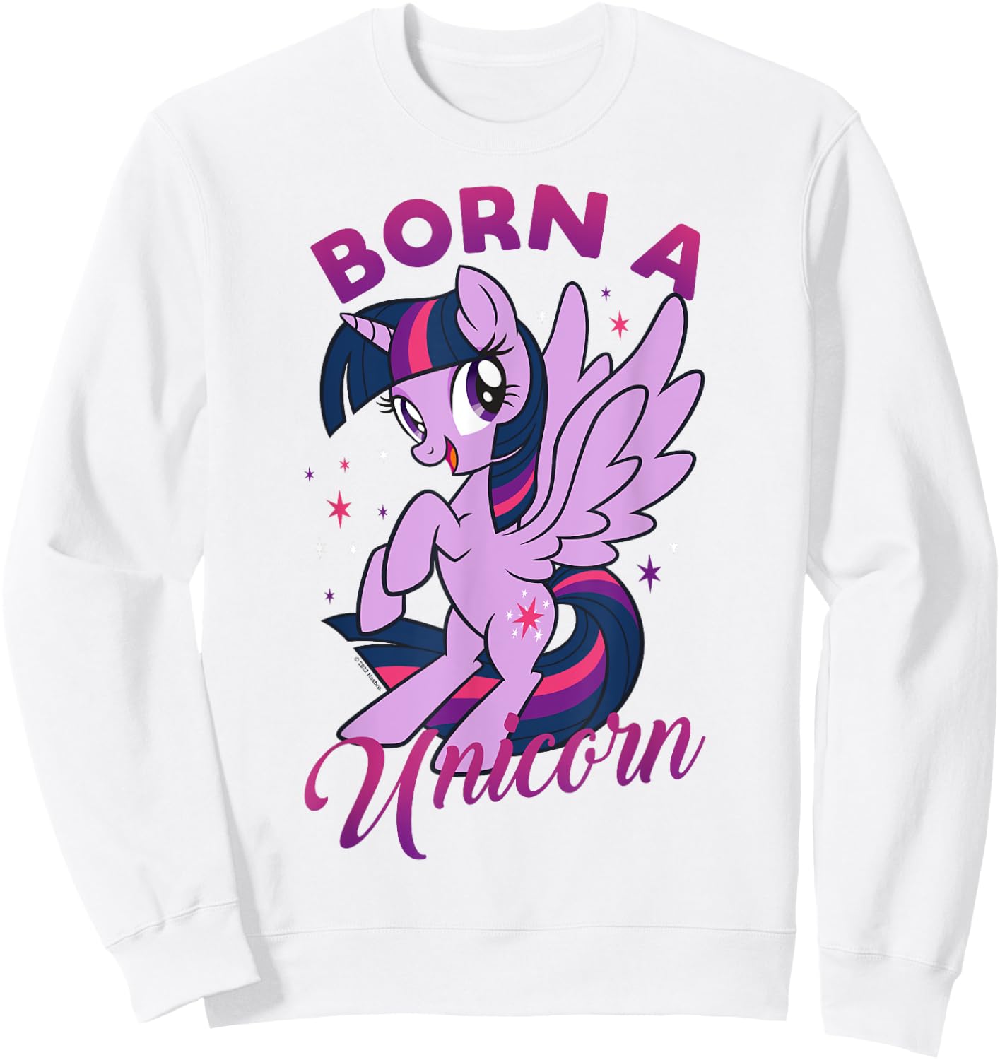 My Little Pony: Friendship Is Magic Twilight Born A Unicorn Sweatshirt - Sweatshirt | White