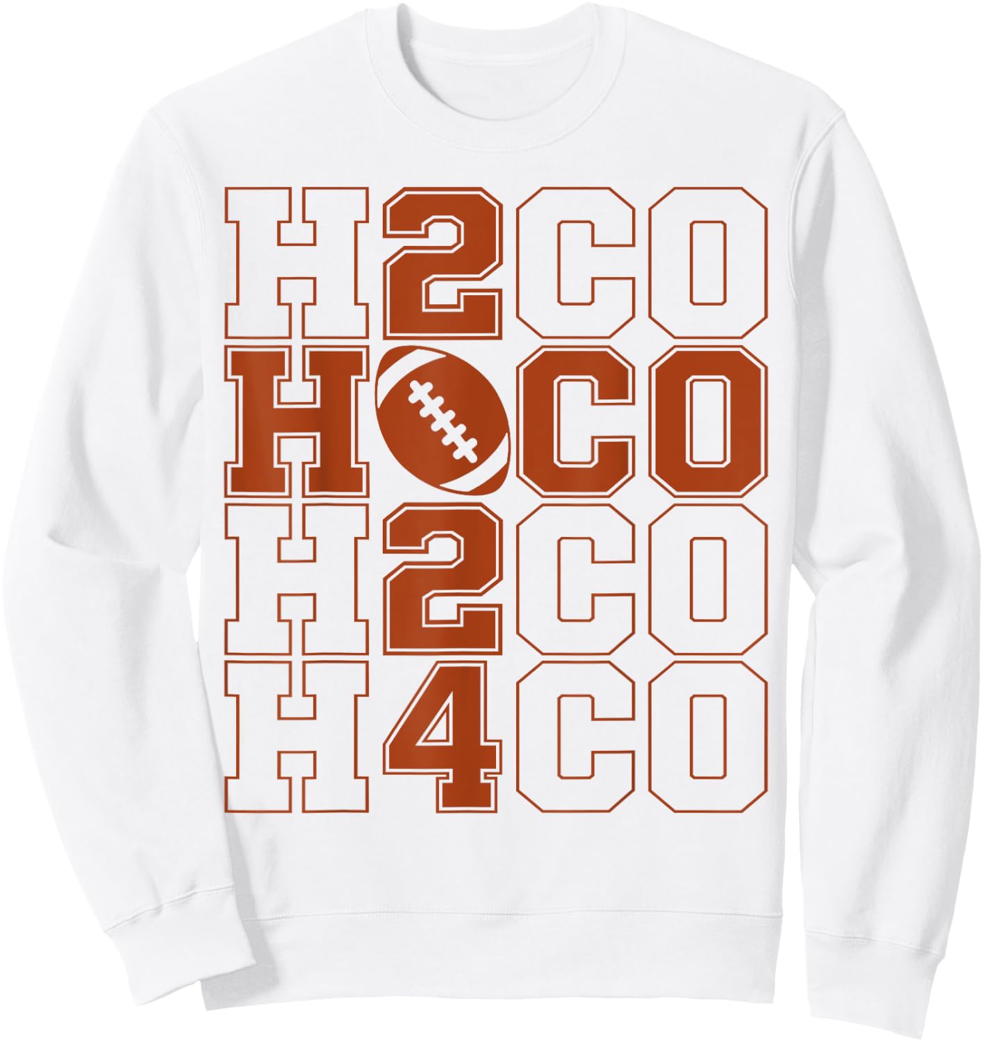 Hoco 2024 Football Funny Homecoming Football 2024 Sweatshirt - Sweatshirt | White
