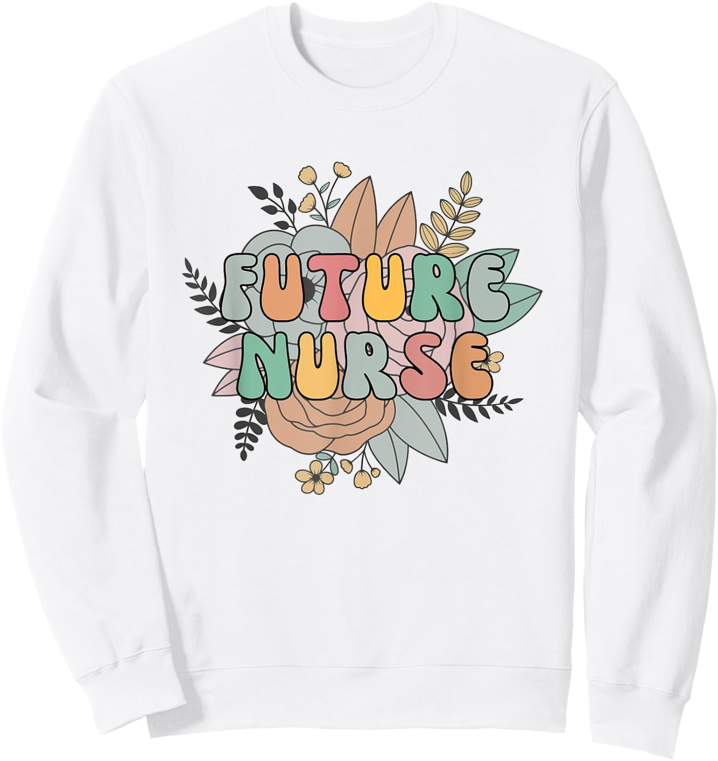 Future Nurse Student Nurse In Progress Nursing School Sweatshirt - Sweatshirt | White