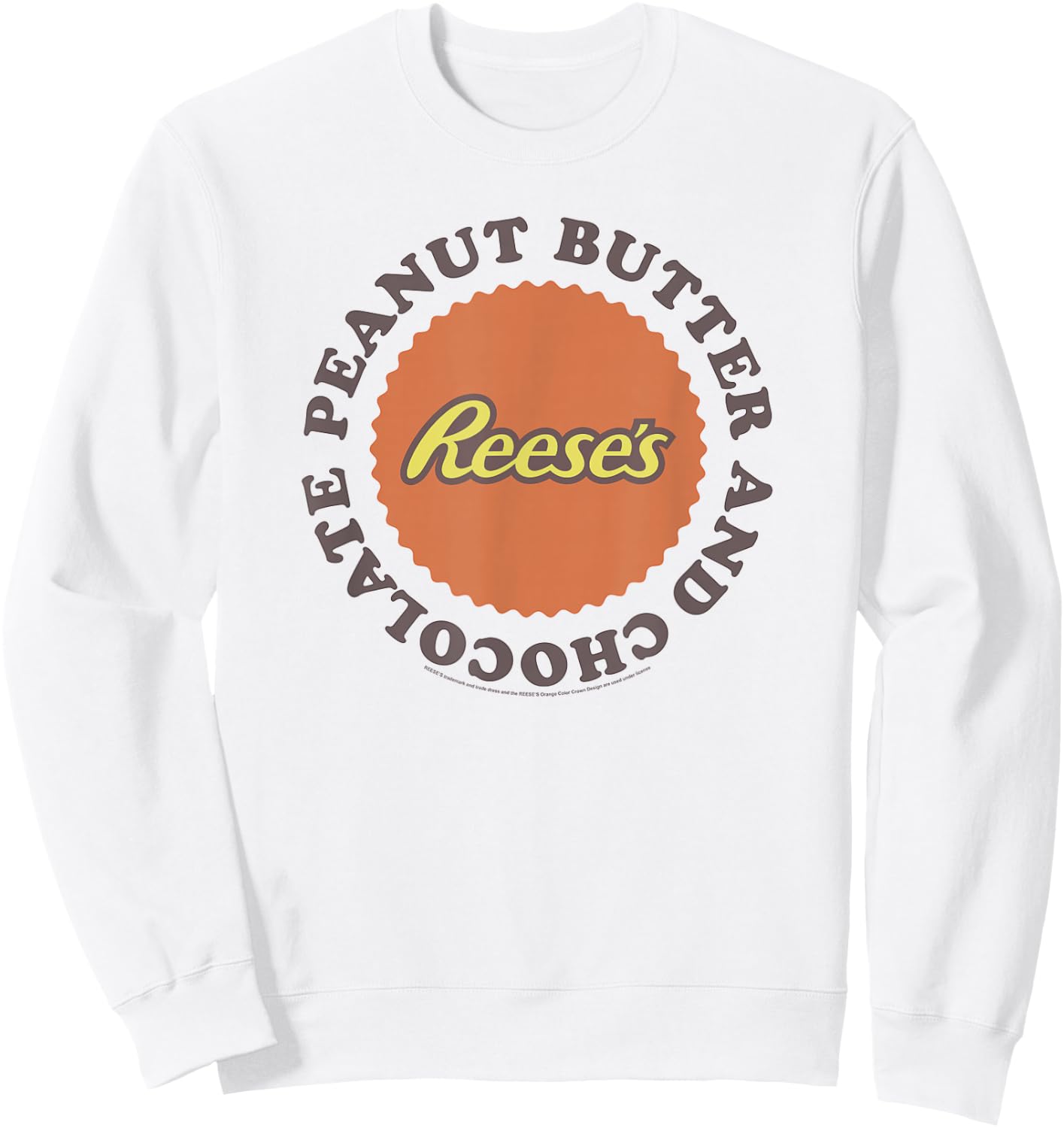 Reese's Peanut Butter Chocolate Circle Sweatshirt - Sweatshirt | White