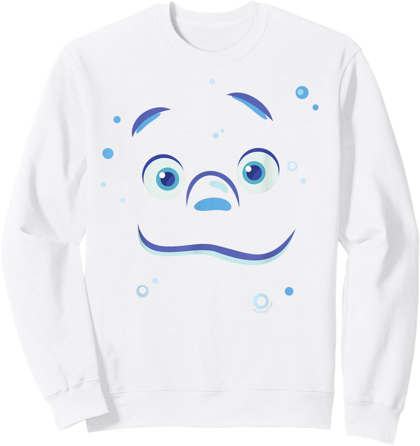 Disney and Pixar’s Elemental Wade Ripple Big Face Costume Sweatshirt - Sweatshirt | White