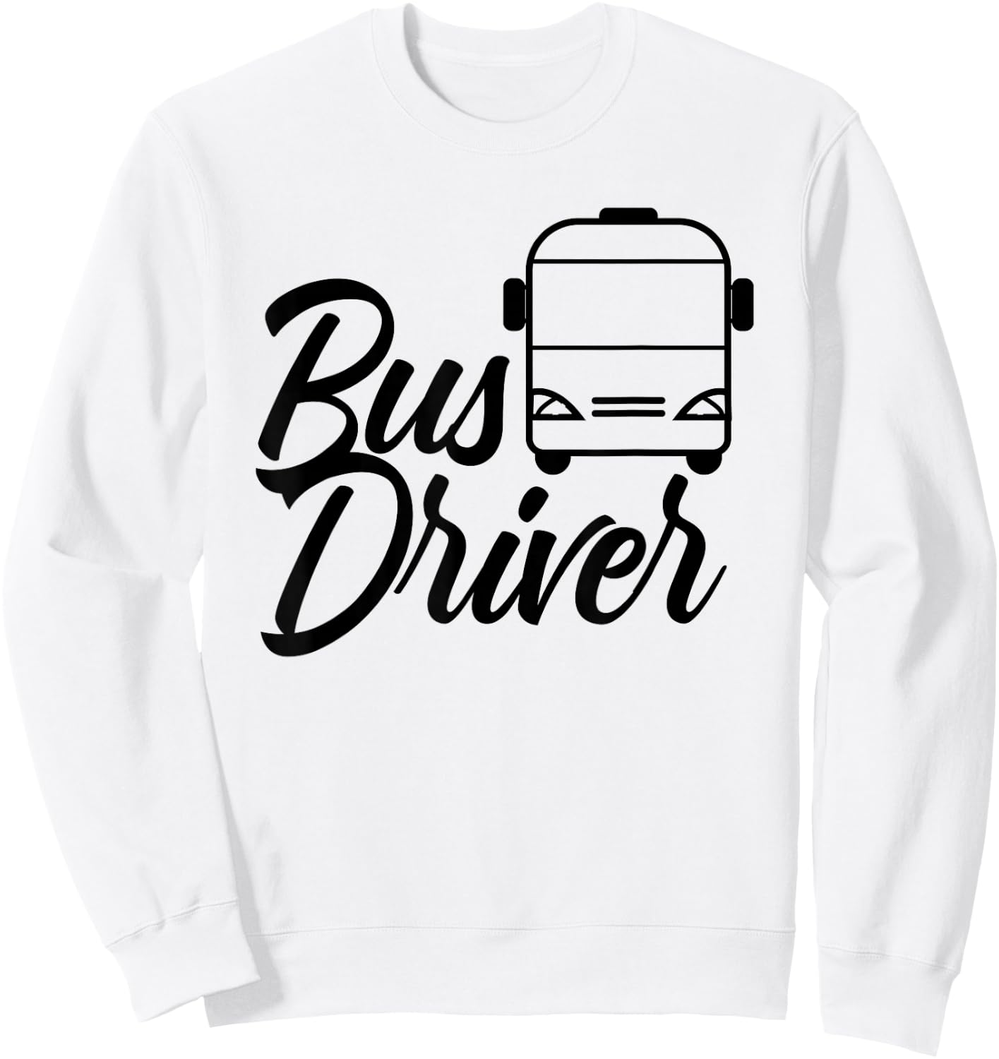 Bus Driver Job Busman Buses Operator Sweatshirt - Sweatshirt | White
