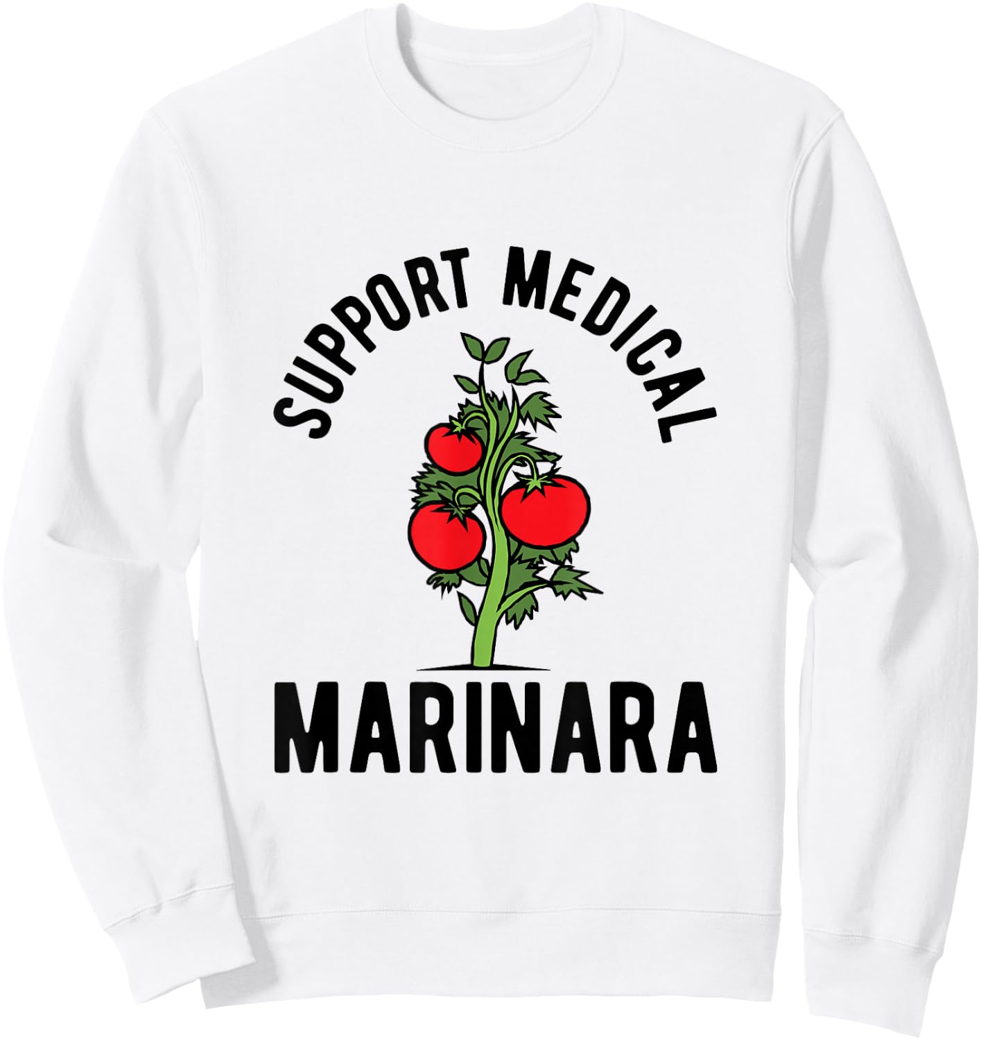 Support medical Marinara funny Italian pasta sauce Sweatshirt - Sweatshirt | White