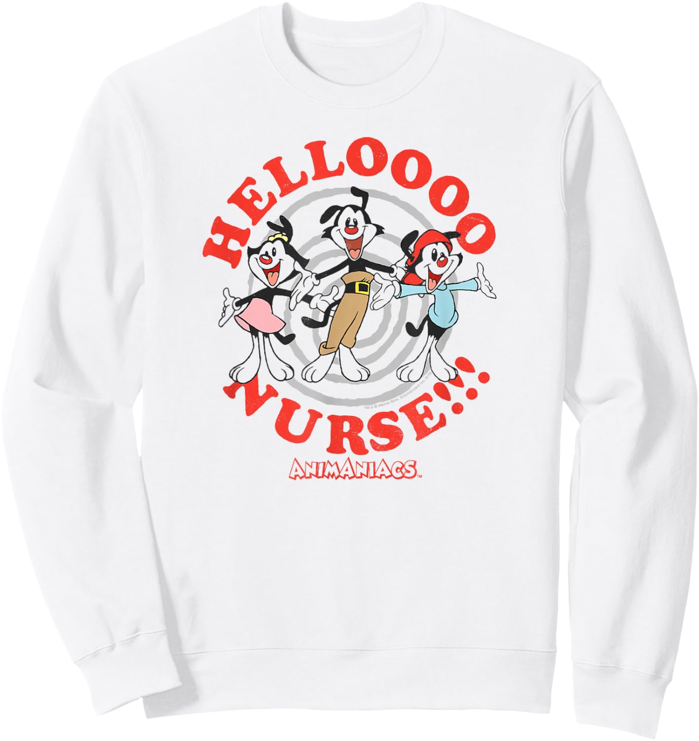 Animaniacs Hello Nurse Sweatshirt - Sweatshirt | White
