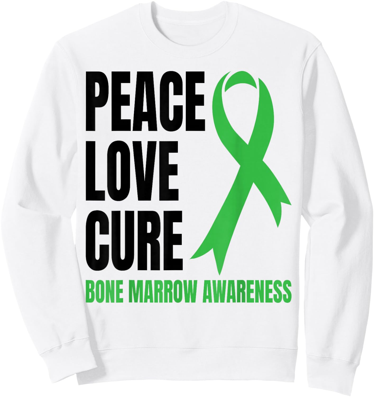 Bone Marrow Supplement Bone Marrow Donor Warrior Sweatshirt - Sweatshirt | White