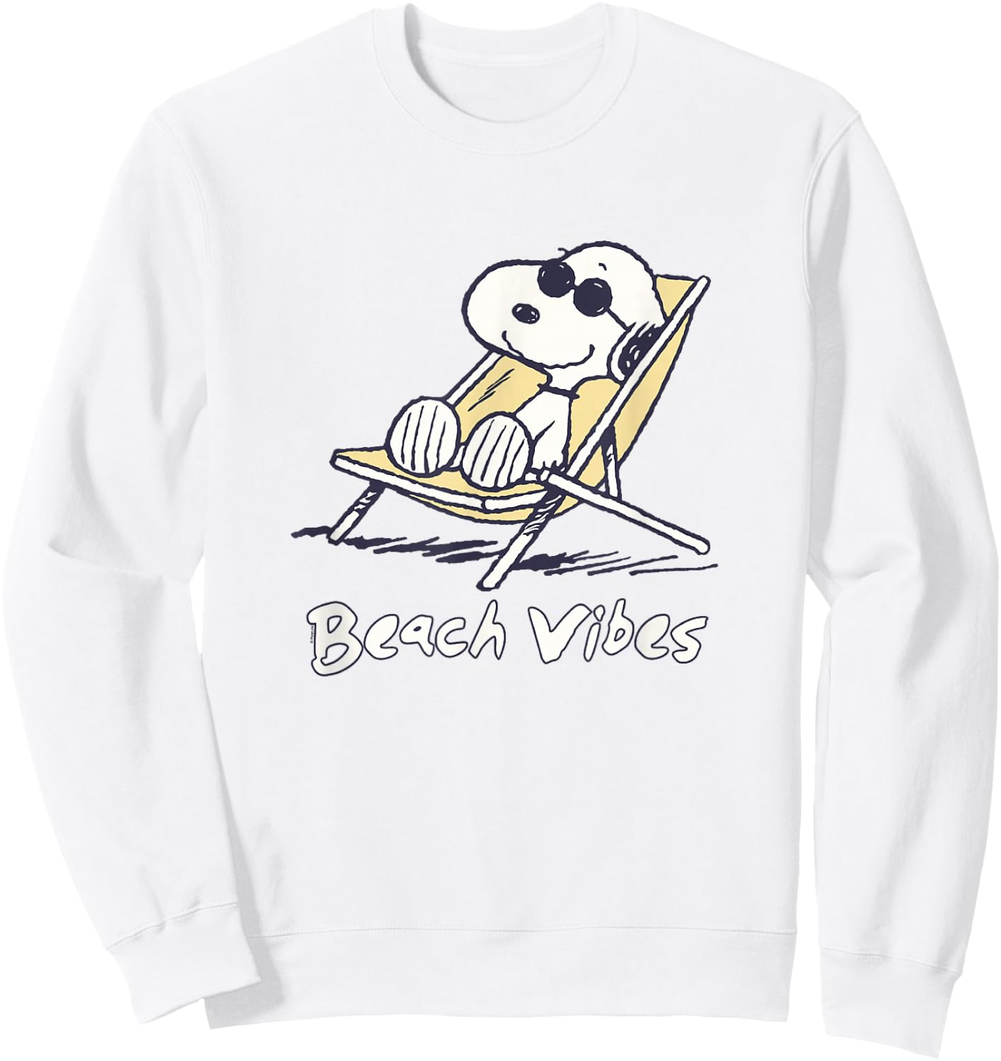Peanuts - Snoopy Beach Vibes Sweatshirt - Sweatshirt | White