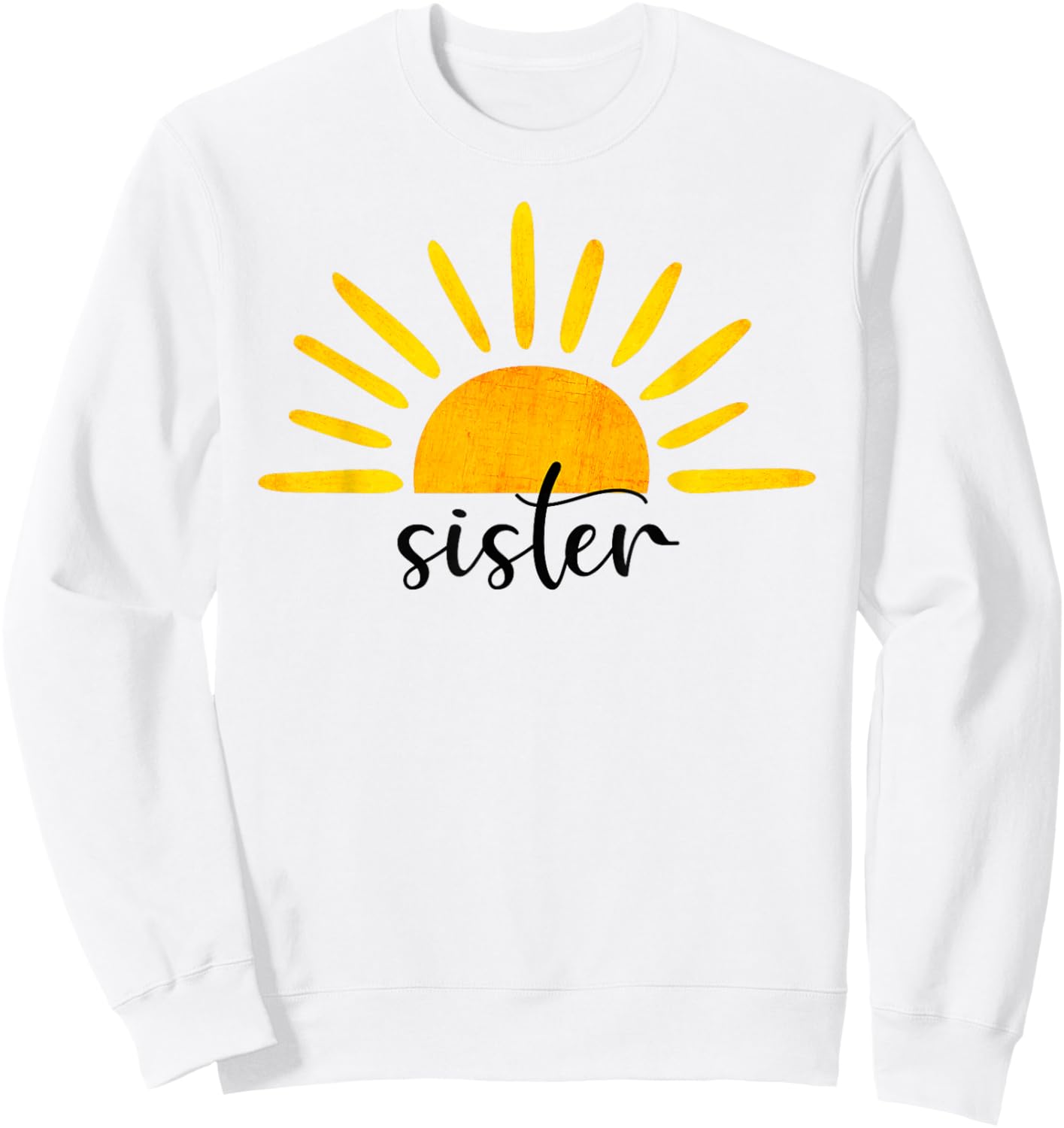 Sister of The Birthday First Trip Around the Sun Birthday Sweatshirt - Sweatshirt | White