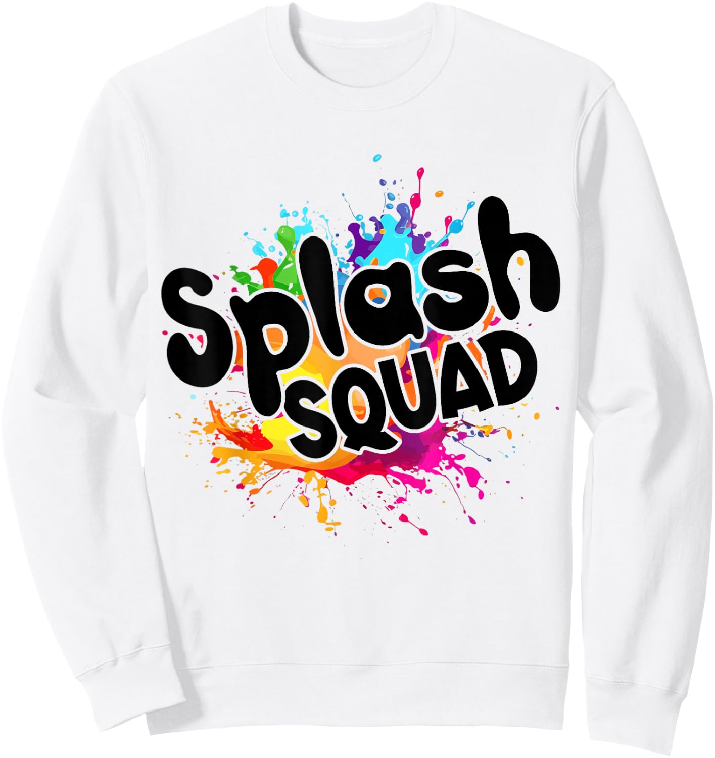 Waterpark Beach Birthday Decoration Splash Squad Sweatshirt - Sweatshirt | White